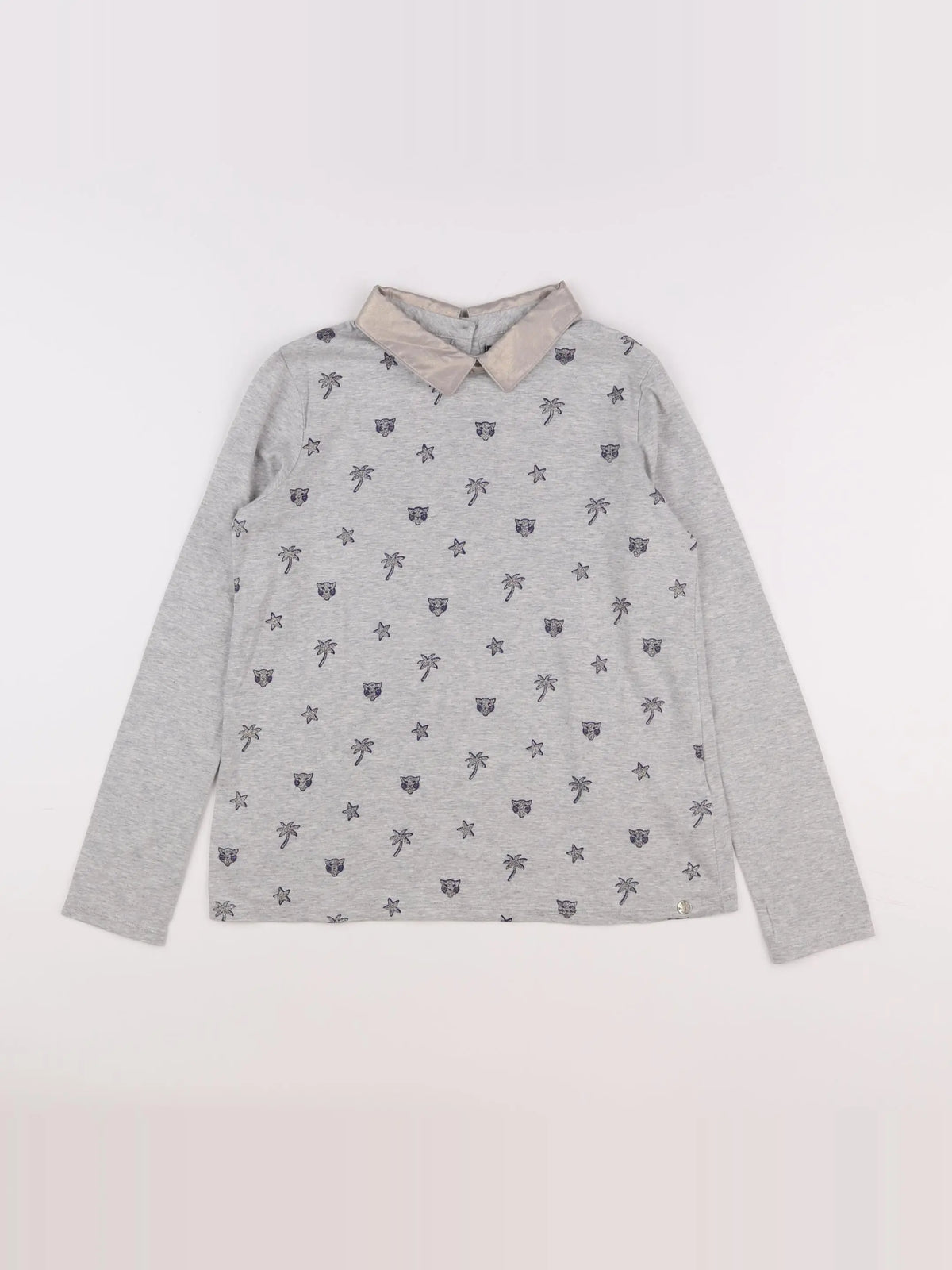 IKKS - tee-shirt gris - 12 ans