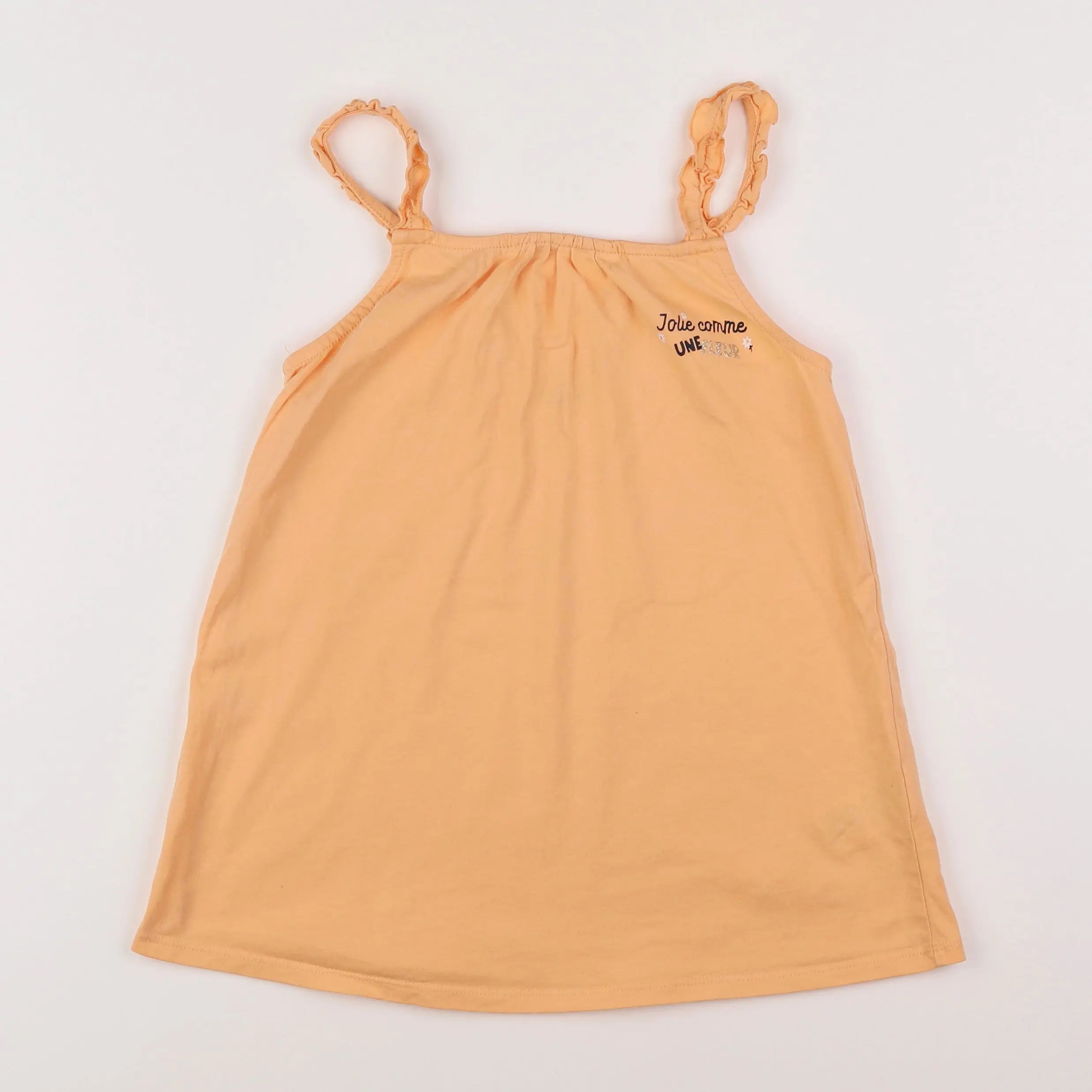 Vertbaudet - débardeur orange - 12 ans