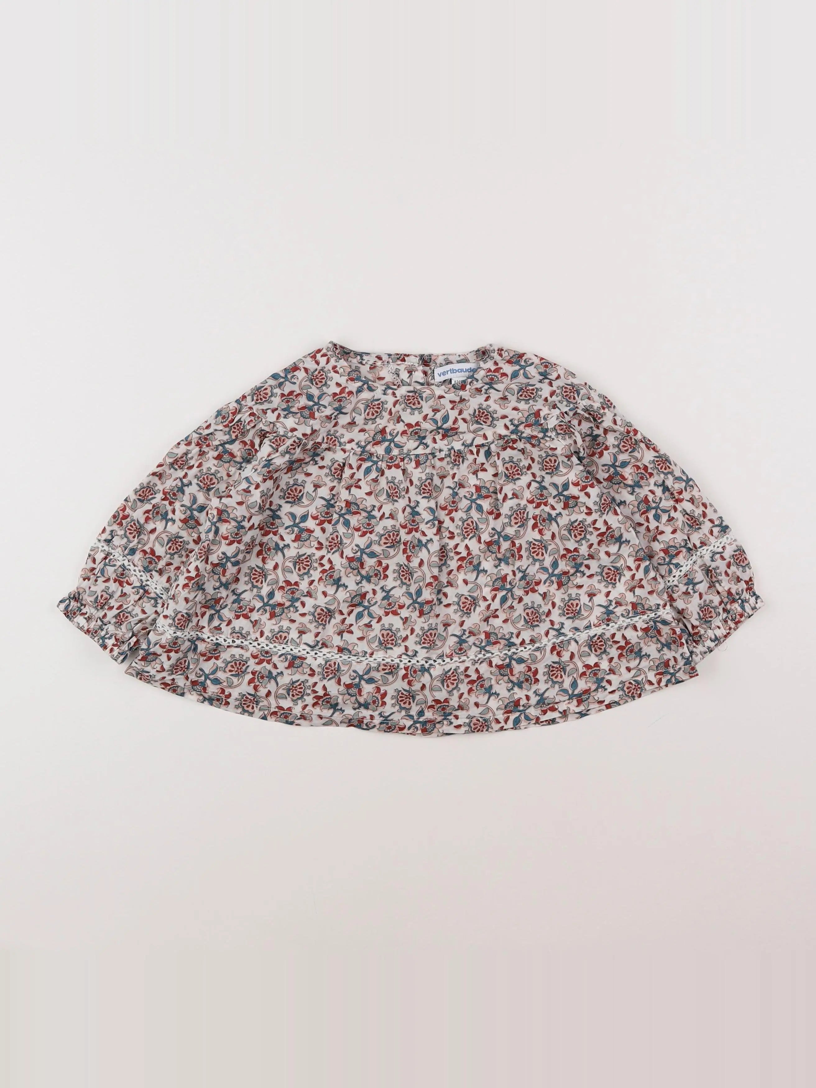 Vertbaudet - blouse multicolore - 18 mois