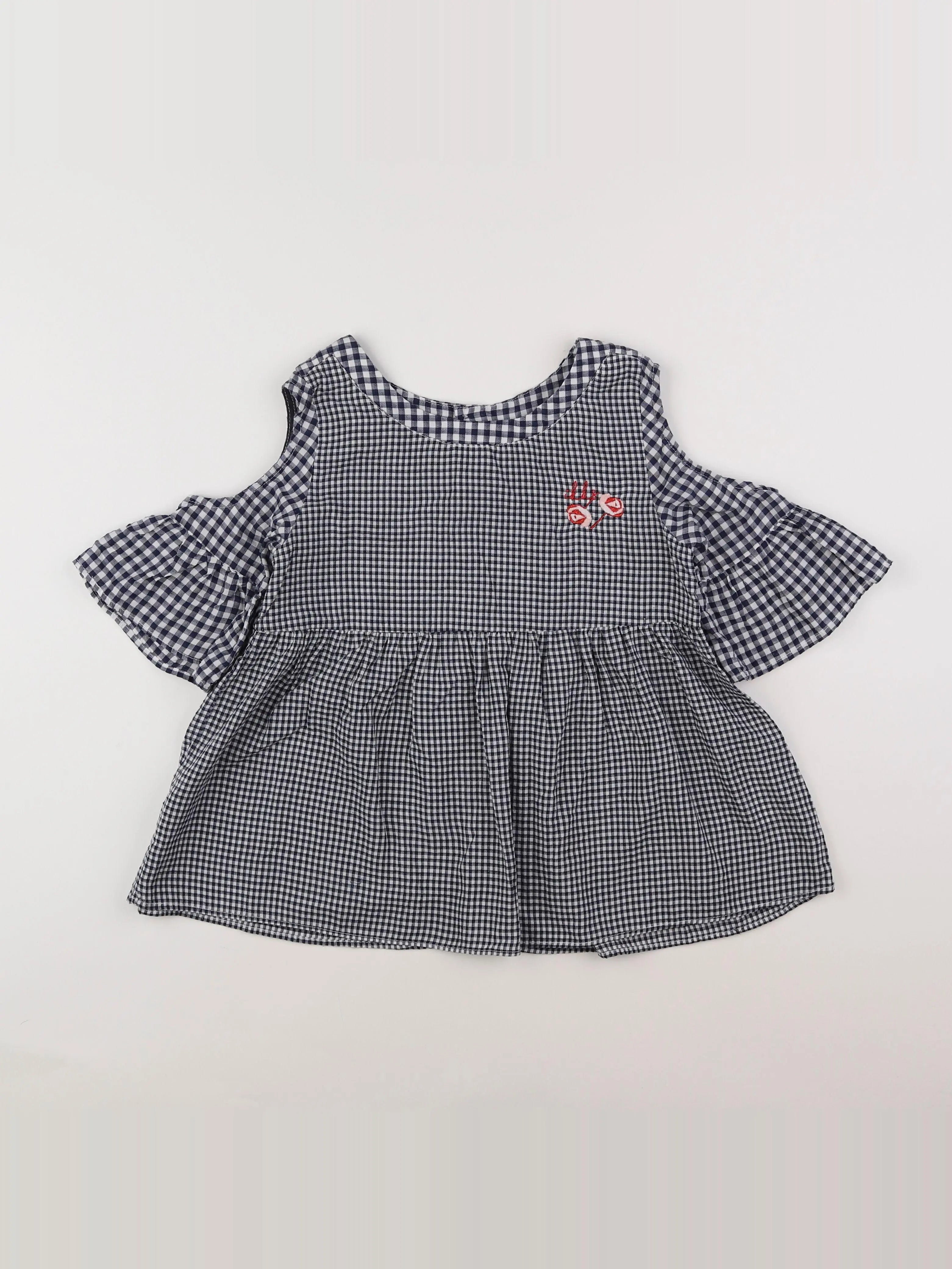 IKKS - blouse blanc, bleu - 12 ans
