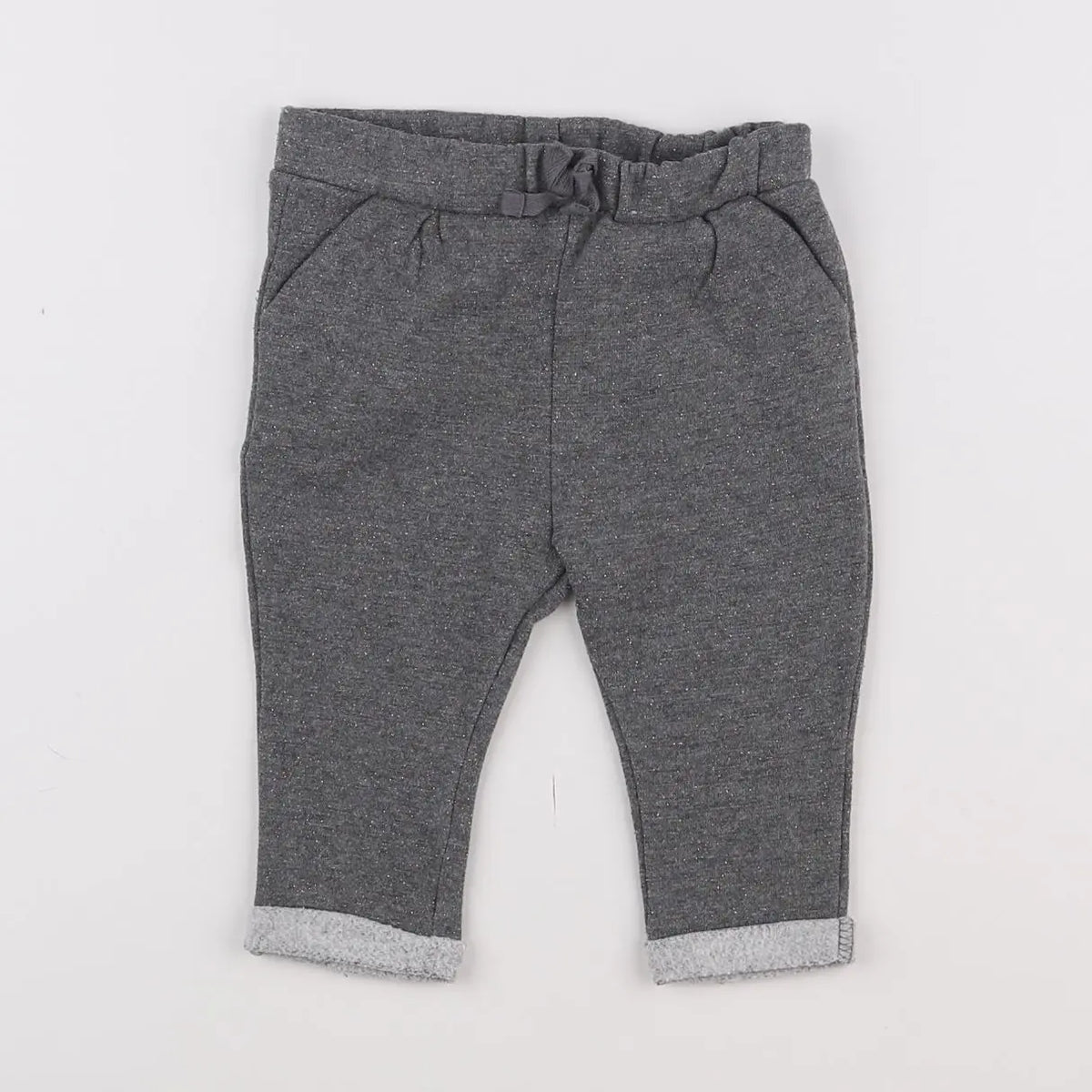 Vertbaudet - jogging gris - 9 mois