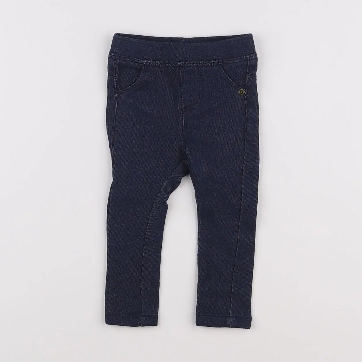 Vertbaudet - jegging bleu - 6 mois