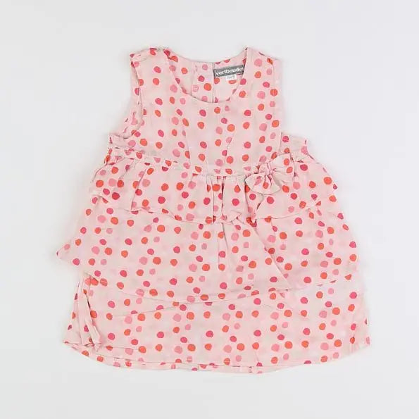 Vertbaudet - robe rose - 18 mois