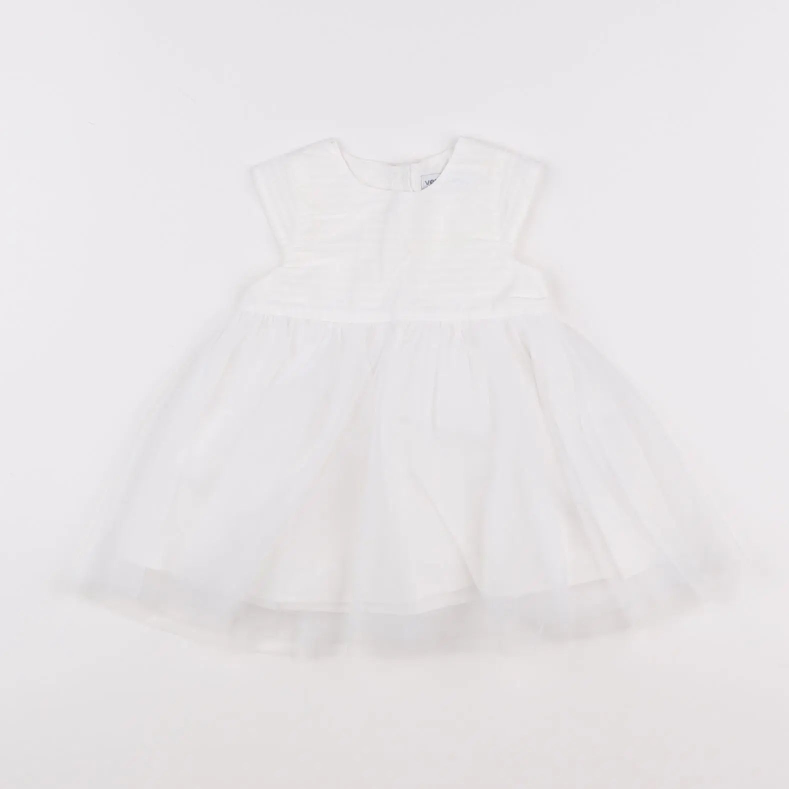 Vertbaudet - robe blanc - 6 mois