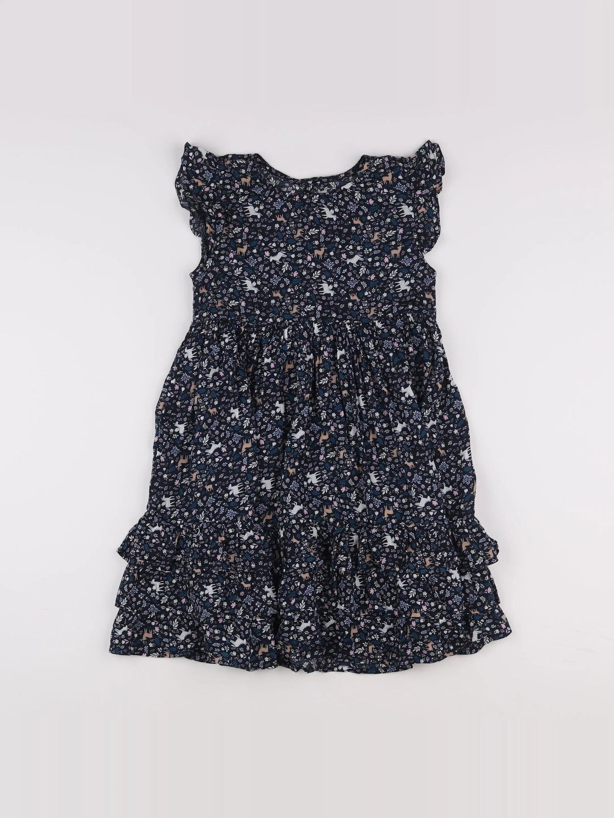 Vertbaudet - robe bleu - 9 ans
