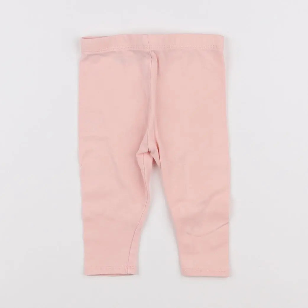 Vertbaudet - legging rose - 6 mois