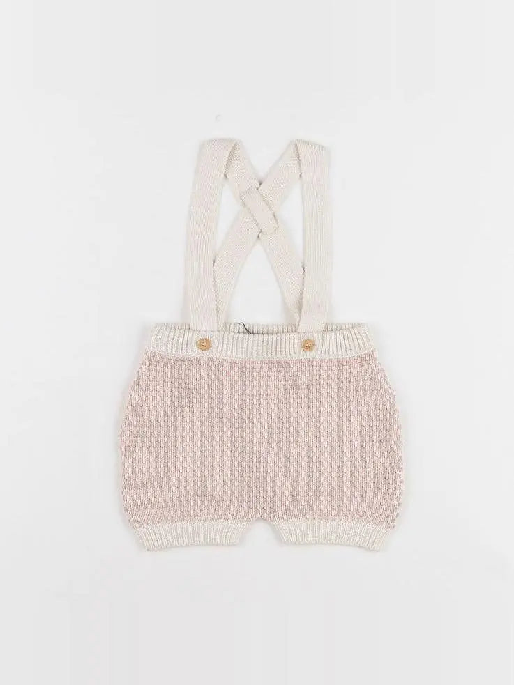 Combinaison beige, rose