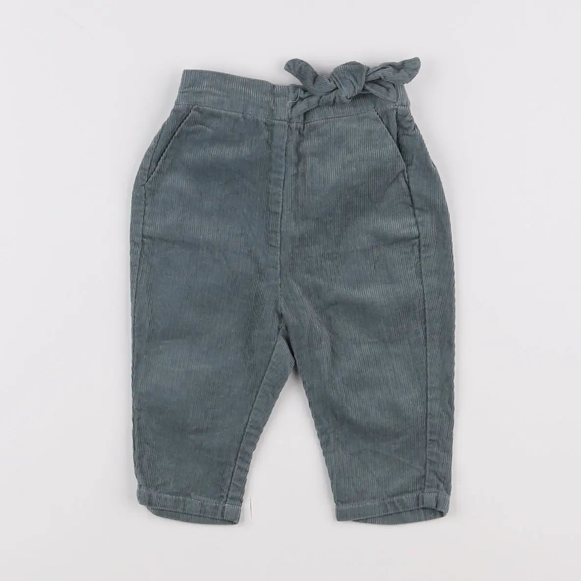 Vertbaudet - pantalon vert - 6 mois