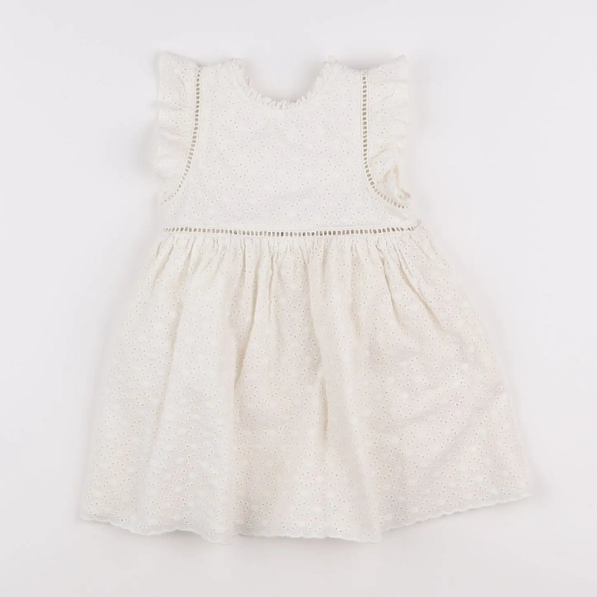 Vertbaudet - robe blanc - 18 mois