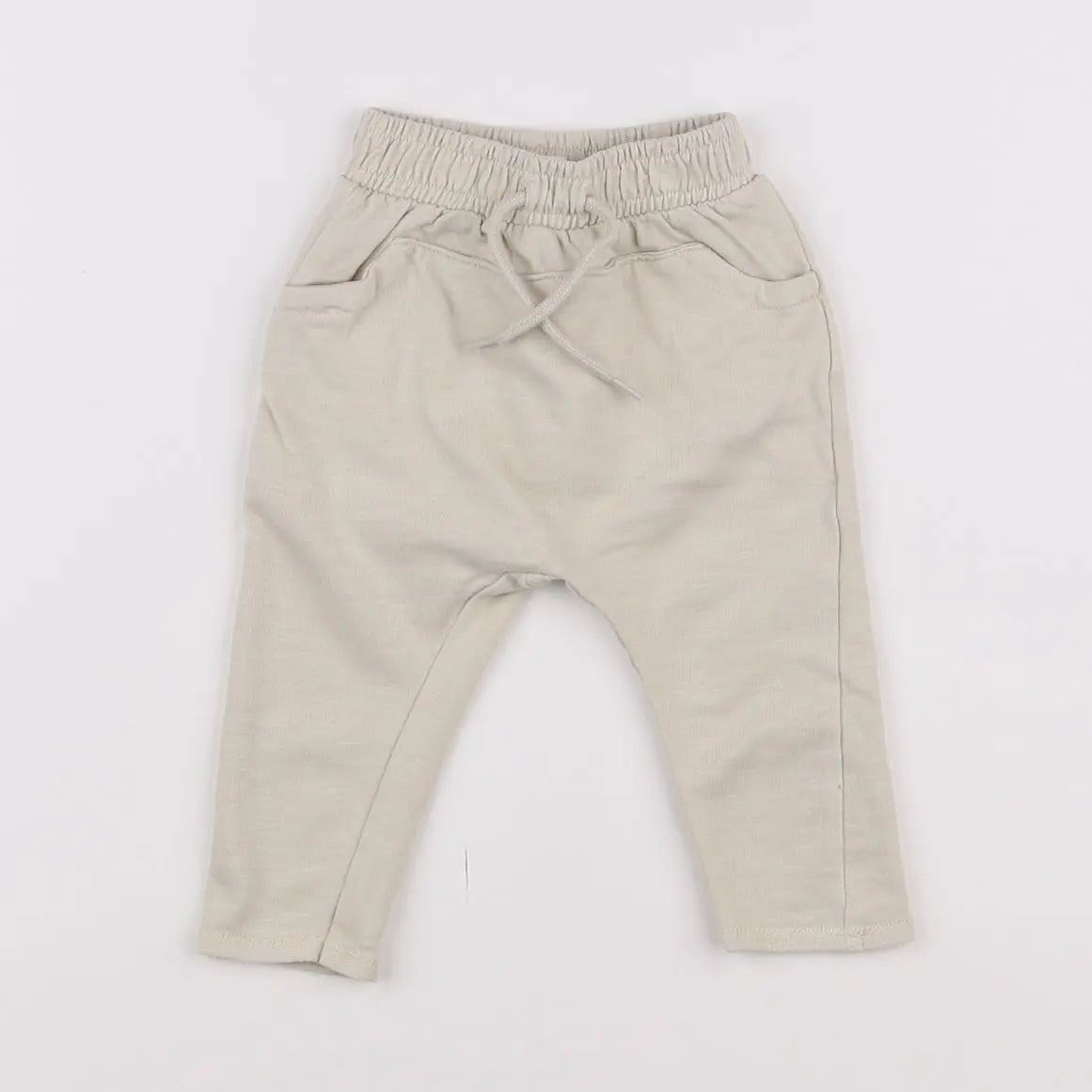 Vertbaudet - sarouel beige - 6 mois