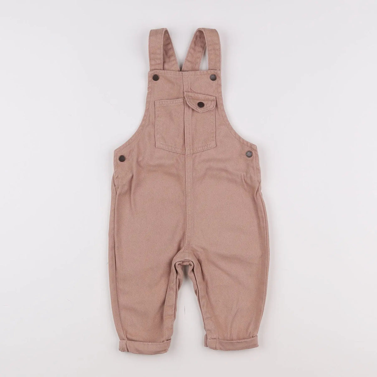 Vertbaudet - salopette beige - 12 mois