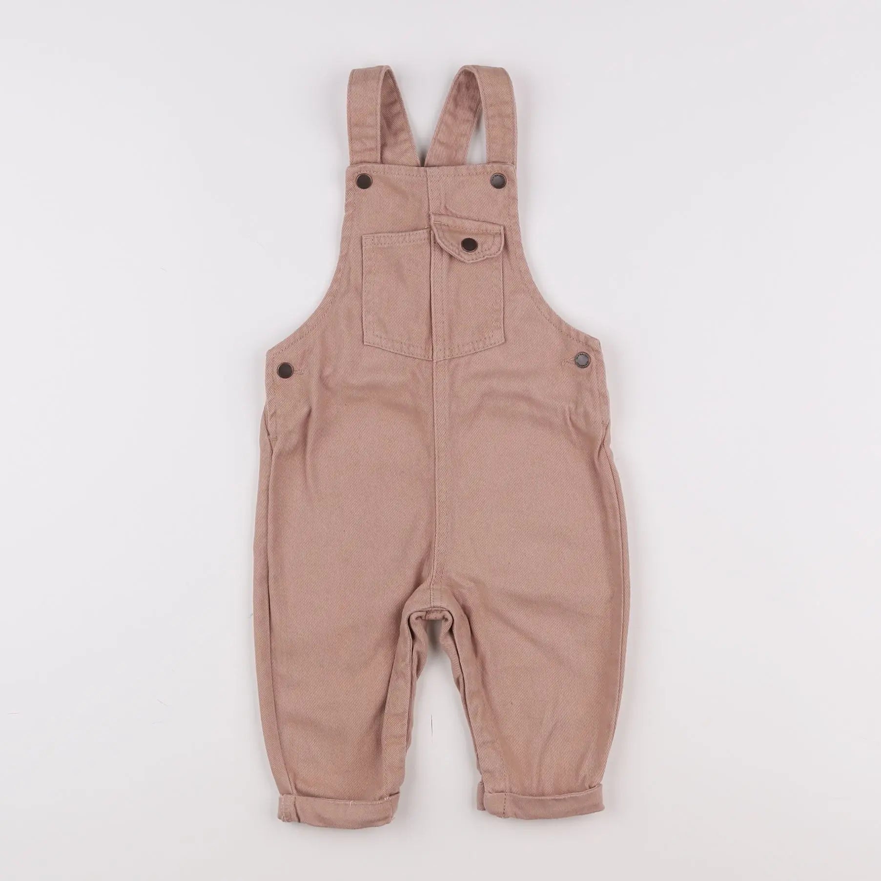 Vertbaudet - salopette beige - 12 mois