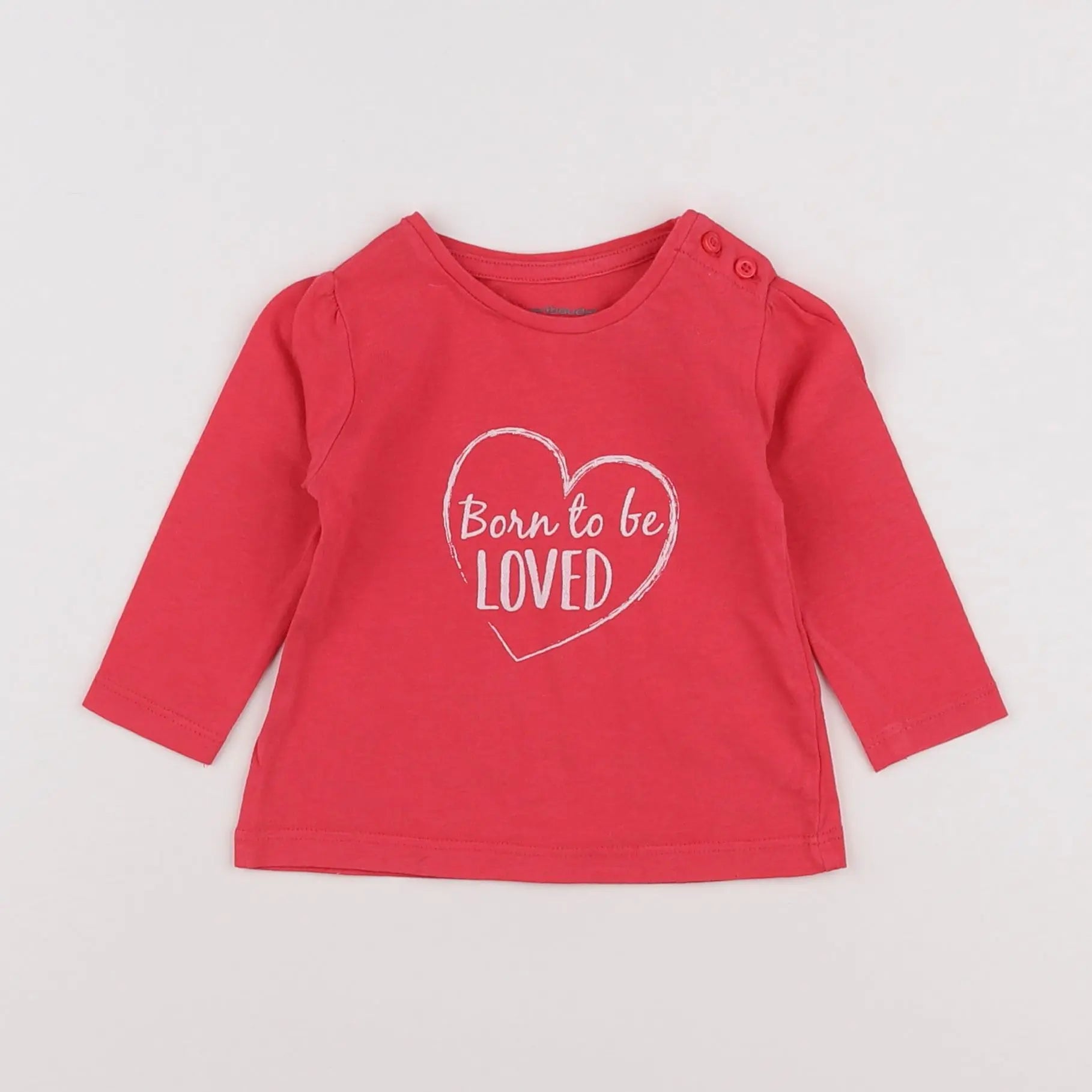 Vertbaudet - tee-shirt rose - 3 mois