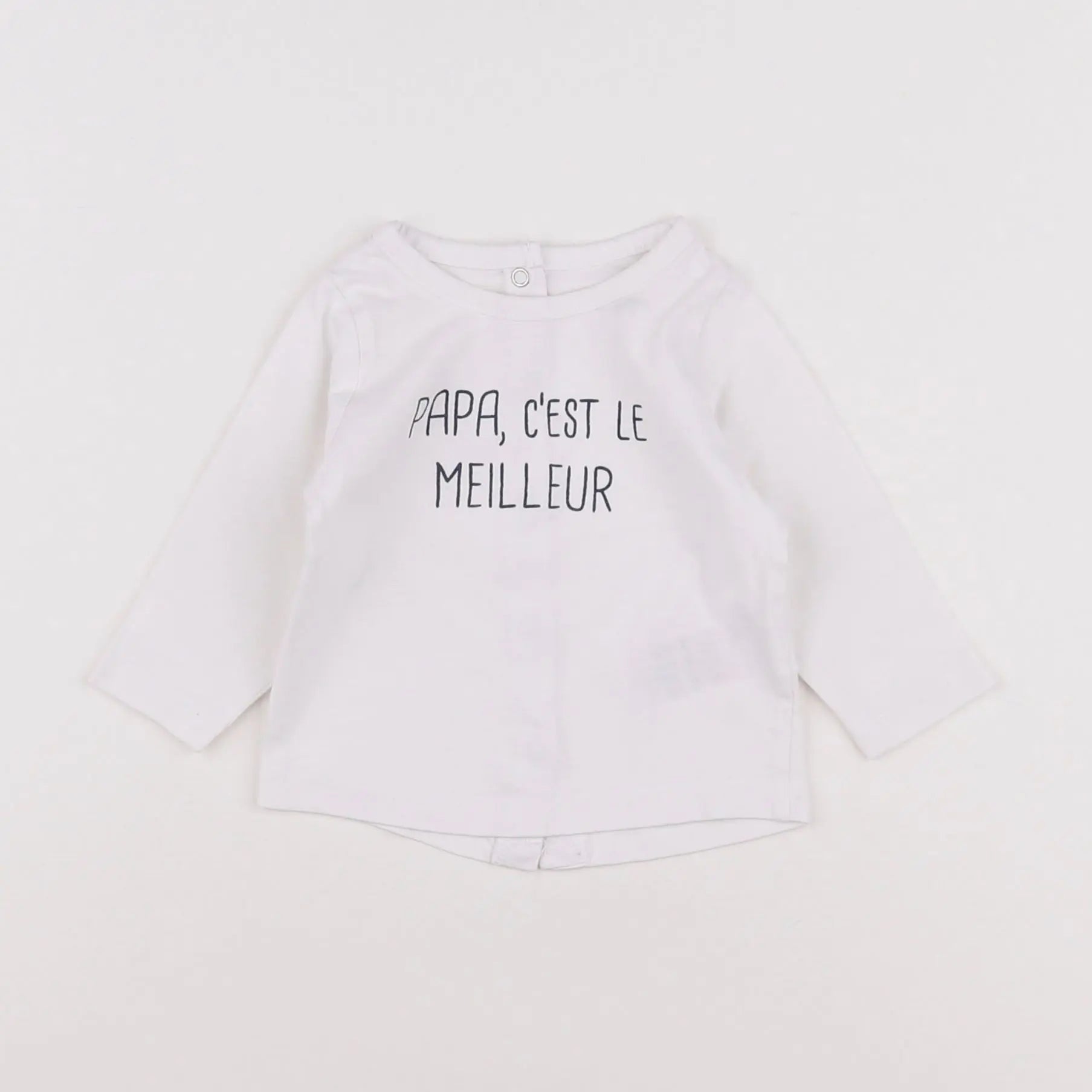 Vertbaudet - tee-shirt blanc - 3 mois