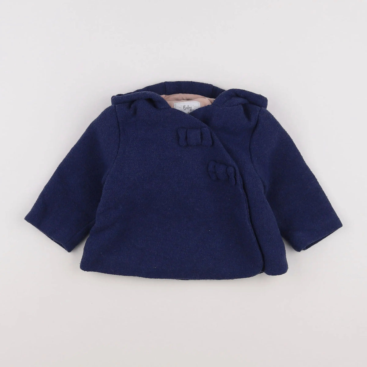 Vertbaudet - manteau bleu - 6 mois