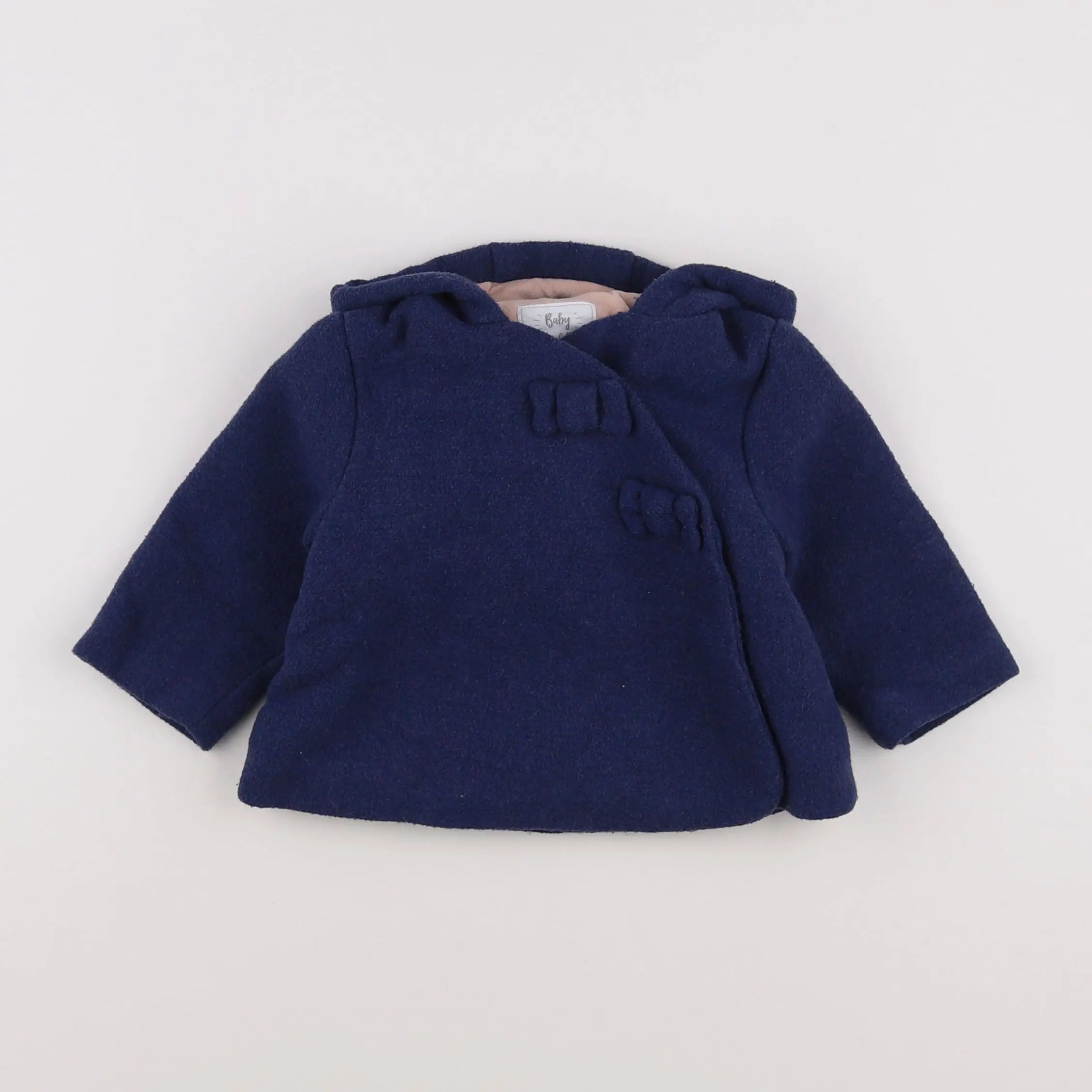 Vertbaudet - manteau bleu - 6 mois