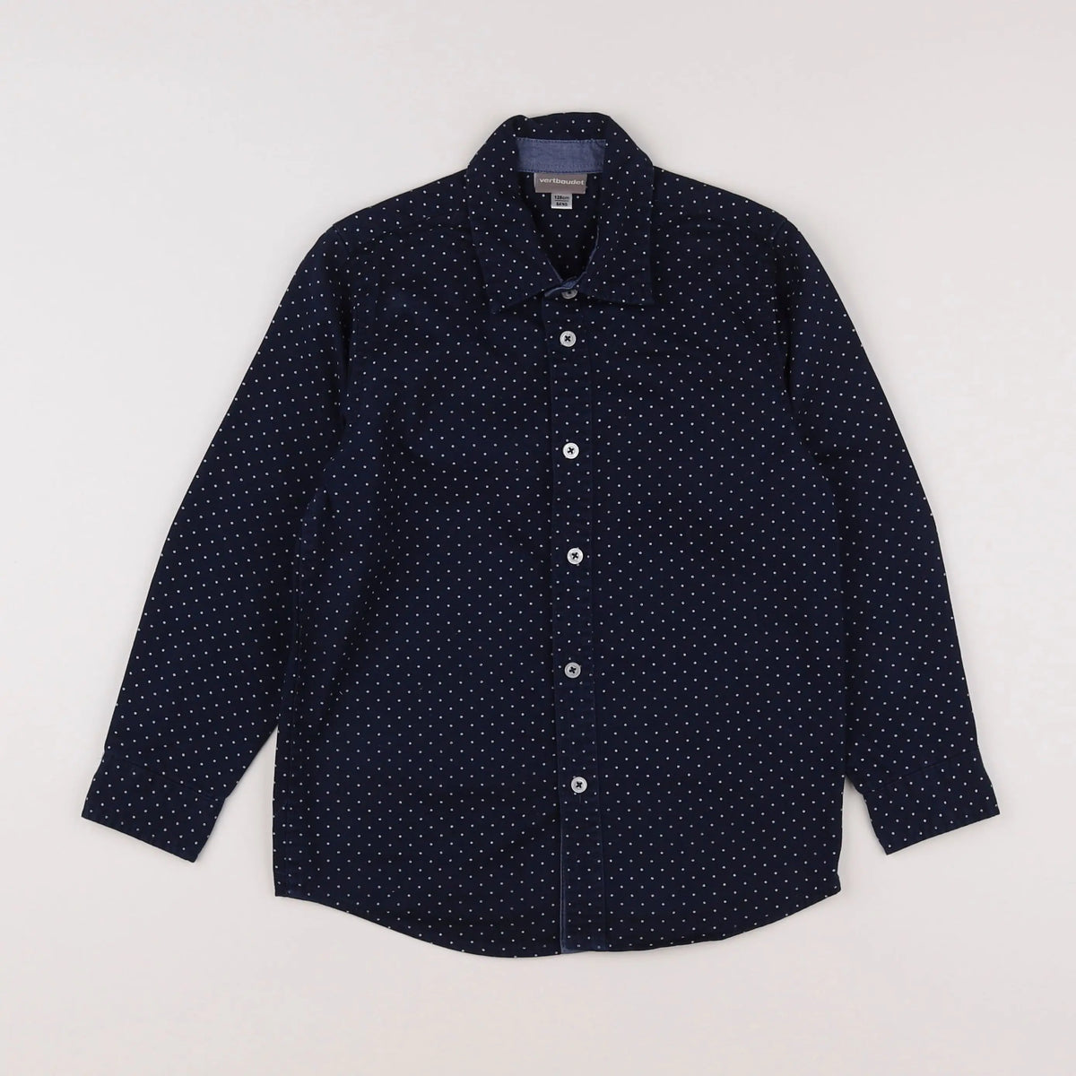 Vertbaudet - chemise bleu - 8 ans