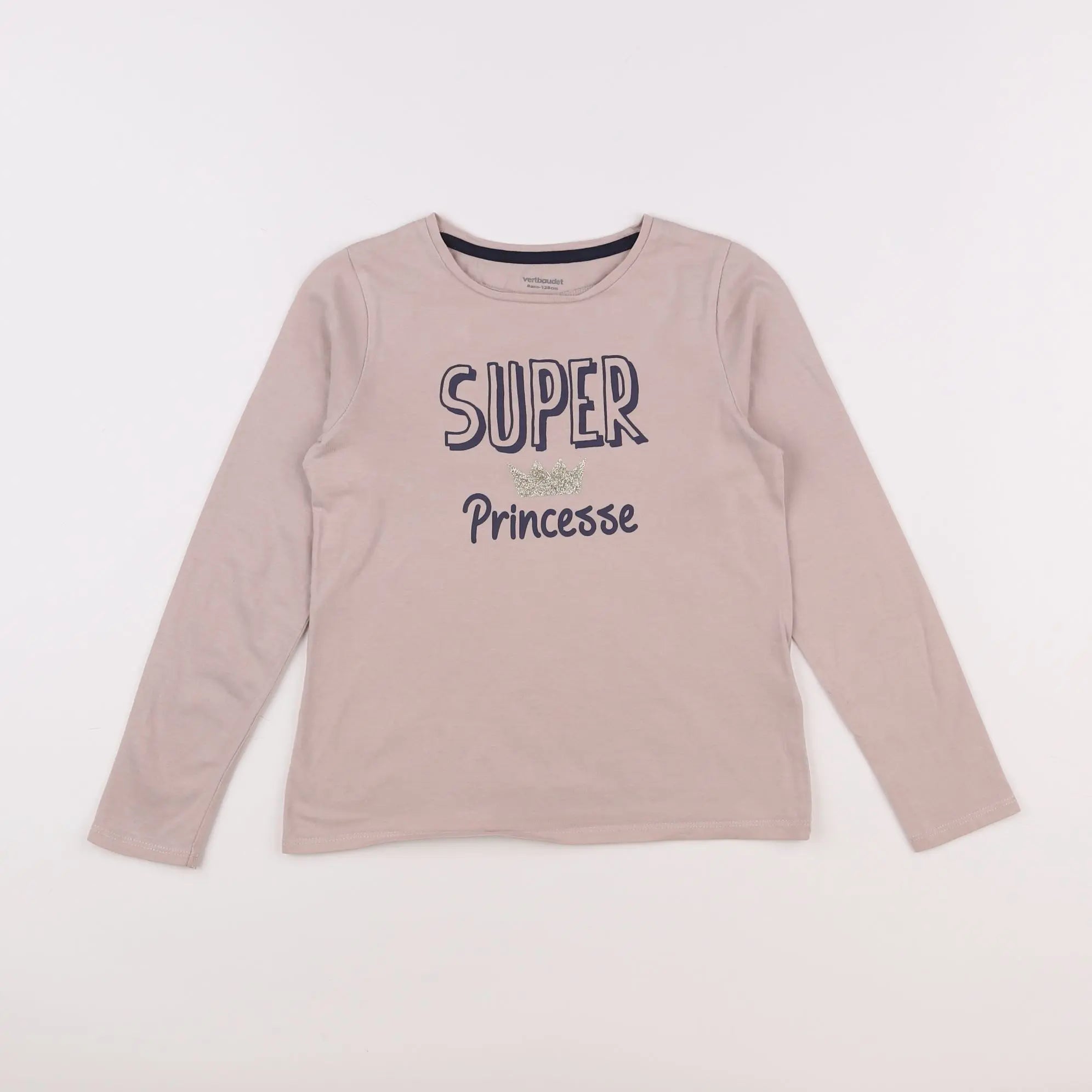 Vertbaudet - tee-shirt rose - 8 ans