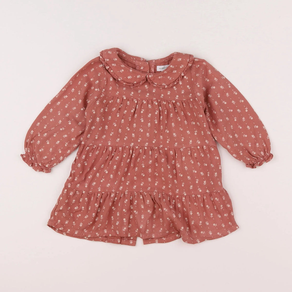 Vertbaudet - robe rose - 12 mois