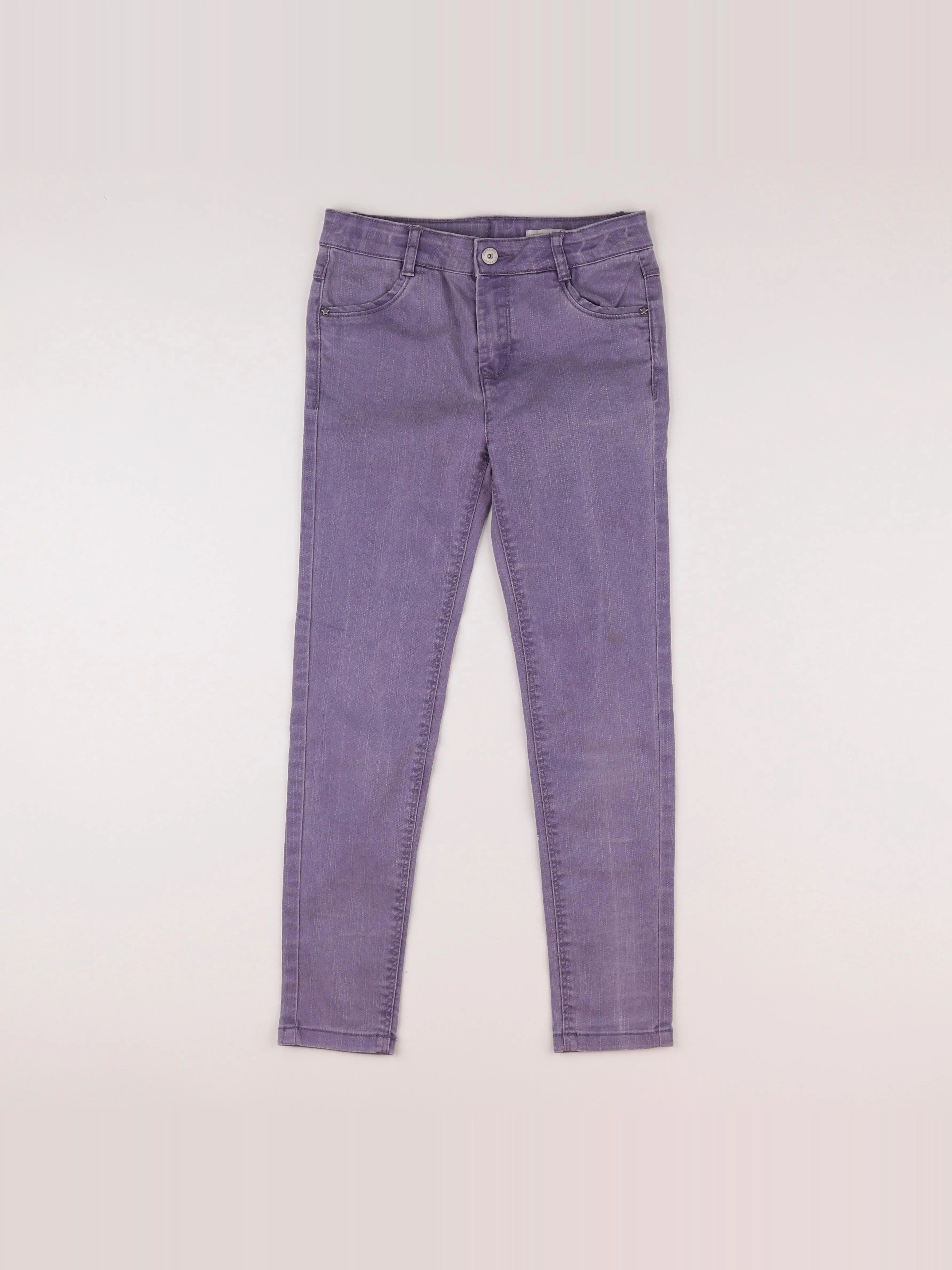 Vertbaudet - jean violet - 9 ans