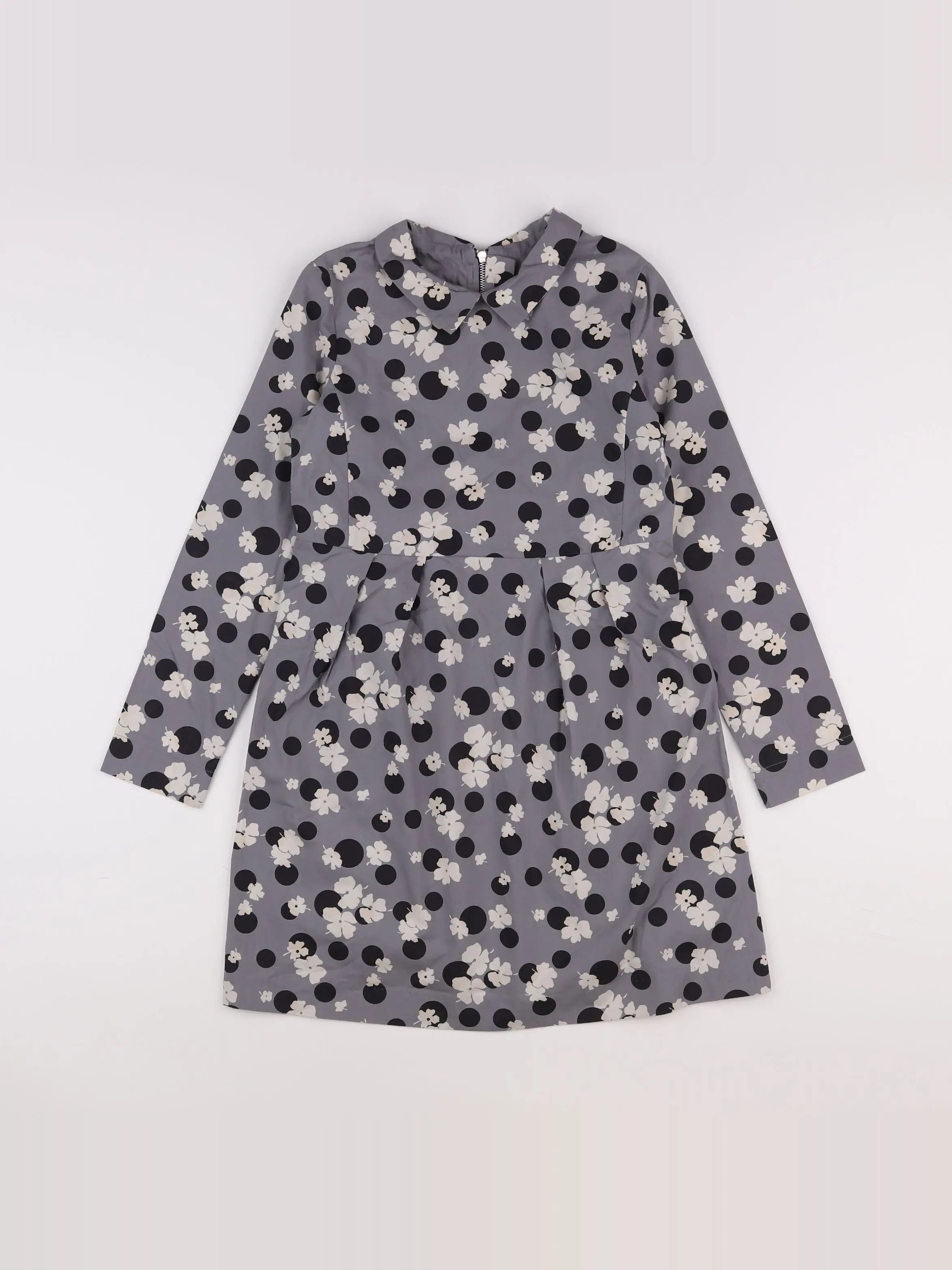 Bonpoint - robe gris - 12 ans