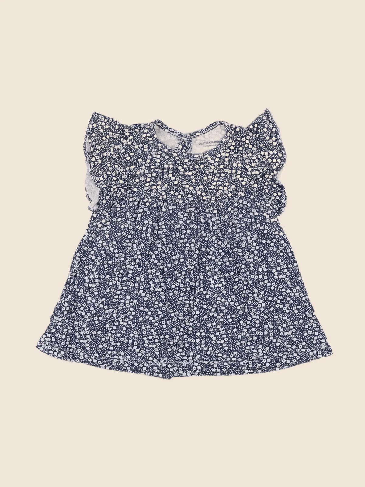 Vertbaudet - robe bleu - 12 mois