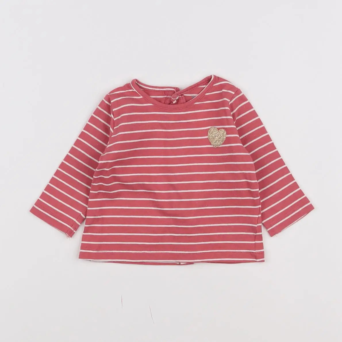 Vertbaudet - tee-shirt rose - 3 mois