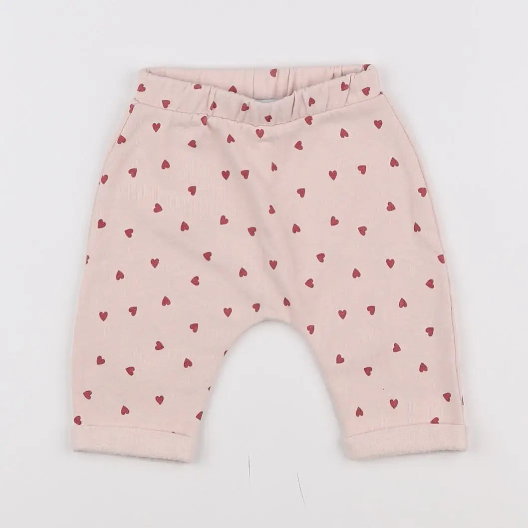 Vertbaudet - jogging rose - 3 mois