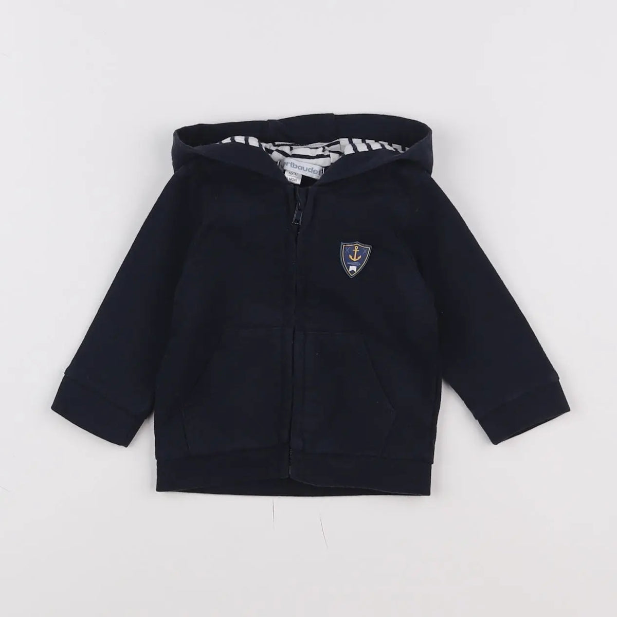 Vertbaudet - sweat bleu - 3 mois