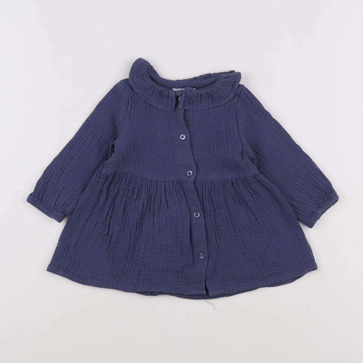 Vertbaudet - robe bleu - 18 mois