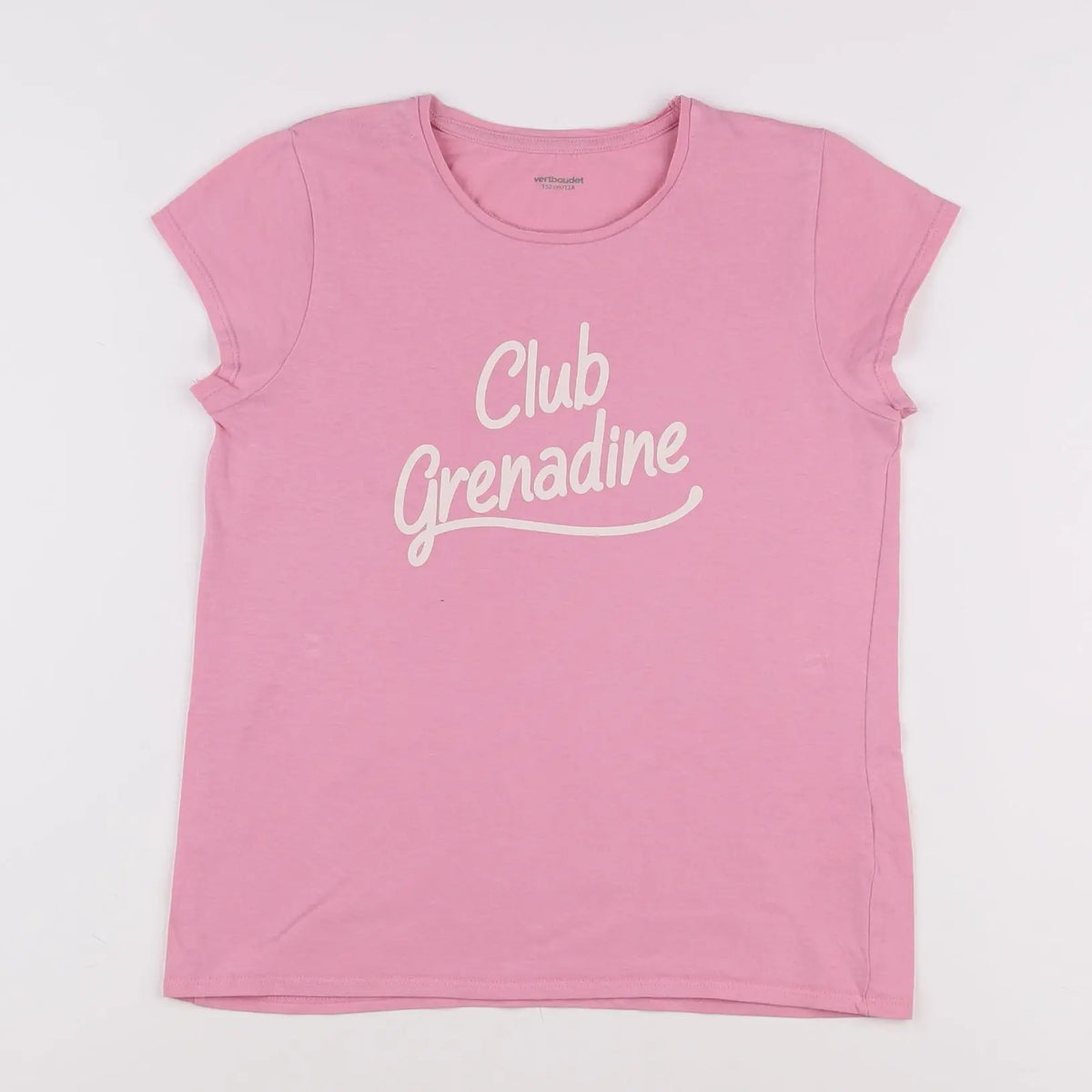 Vertbaudet - tee-shirt rose - 12 ans