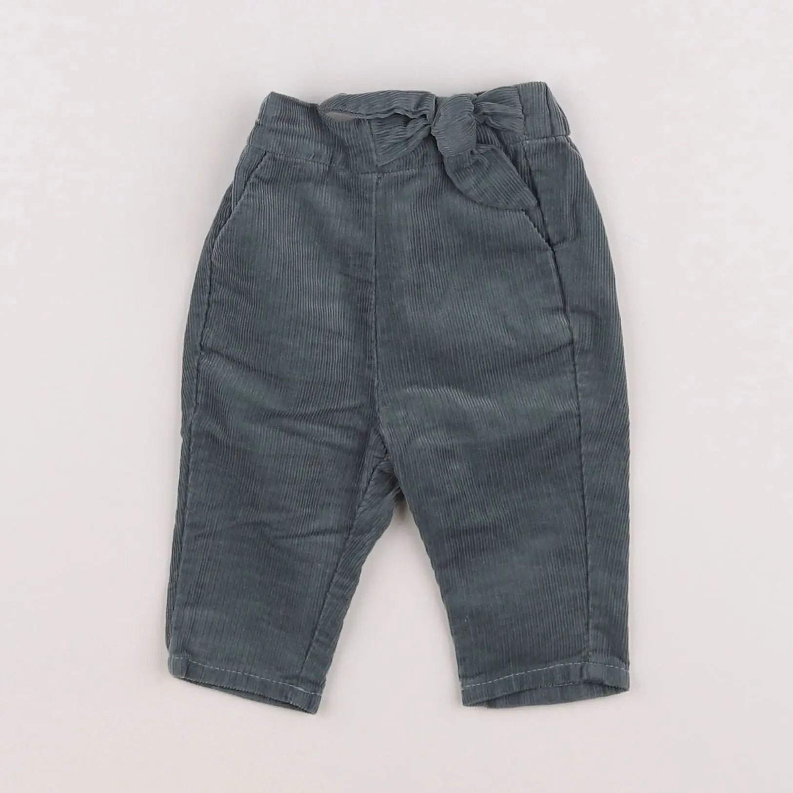 Vertbaudet - pantalon vert - 3 mois