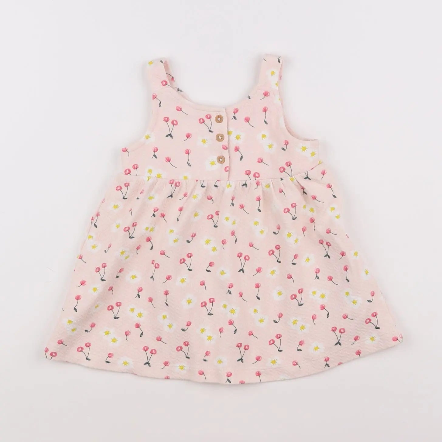 Vertbaudet - robe rose - 12 mois