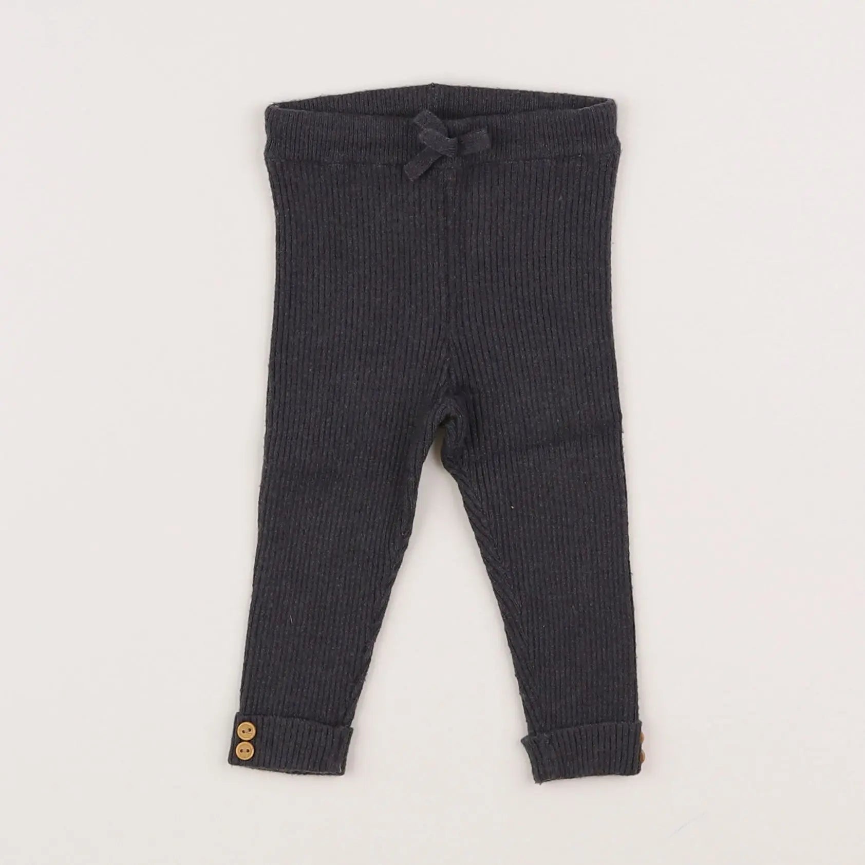 Vertbaudet - legging gris - 6 mois