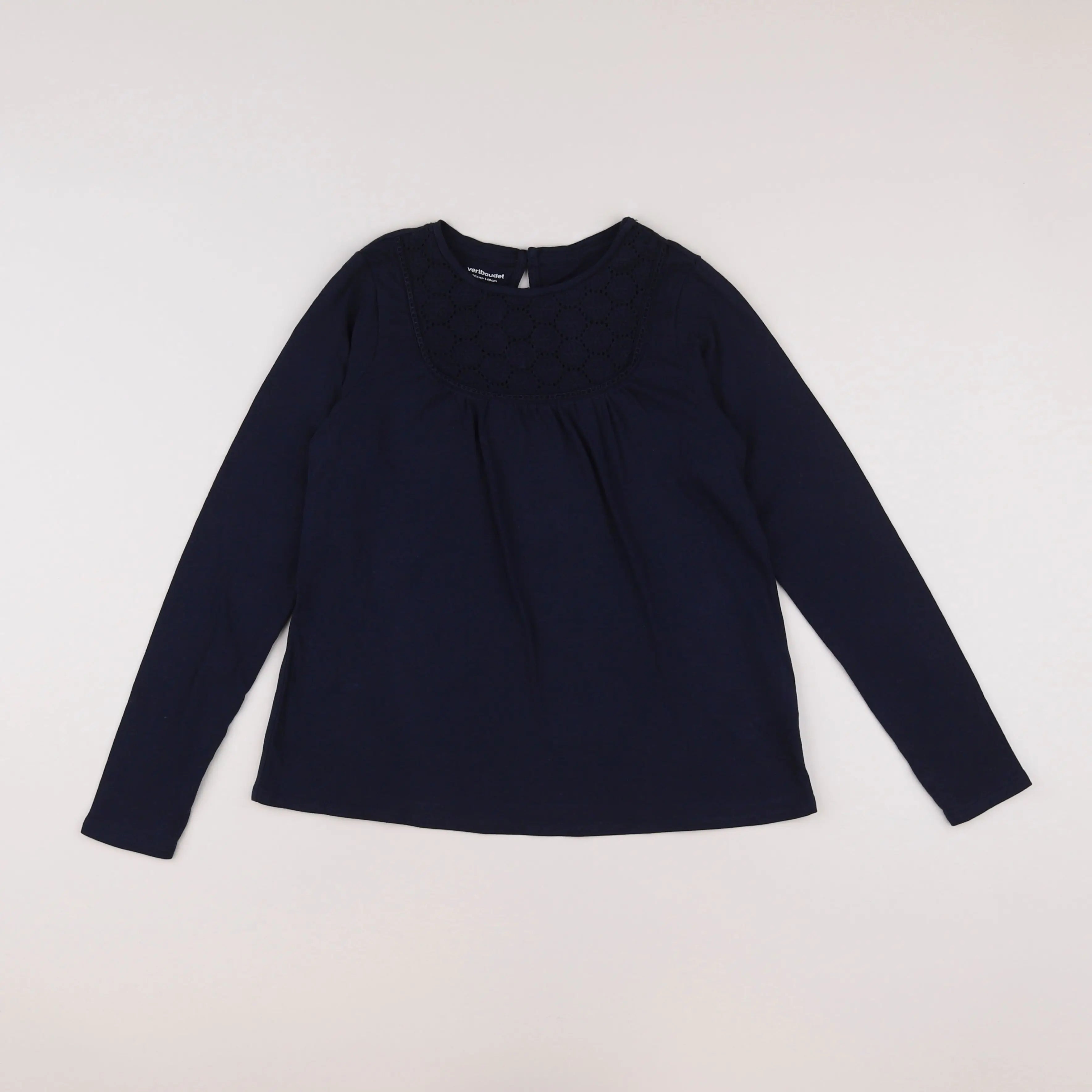 Vertbaudet - tee-shirt bleu - 10 ans