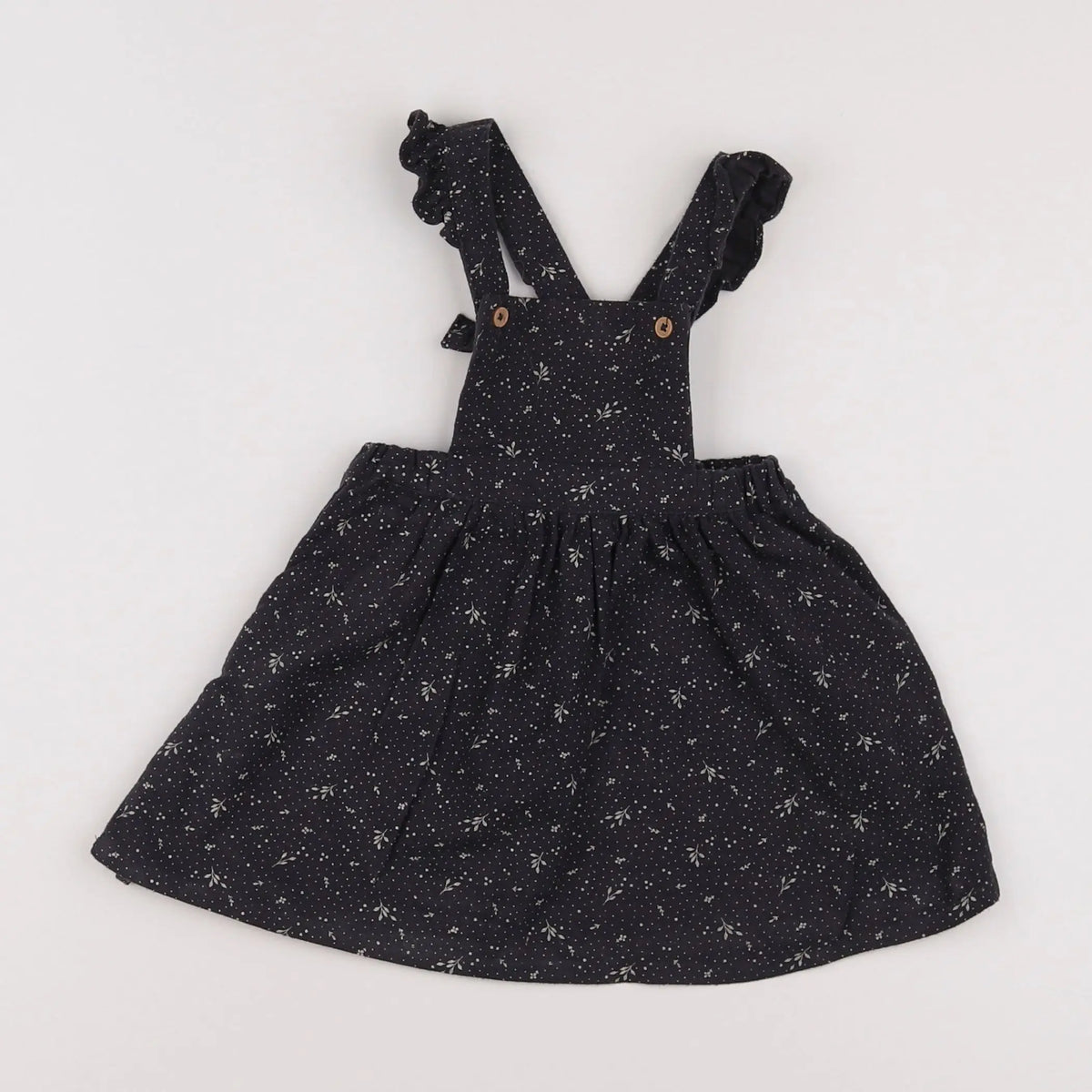 Vertbaudet - robe gris - 9 mois