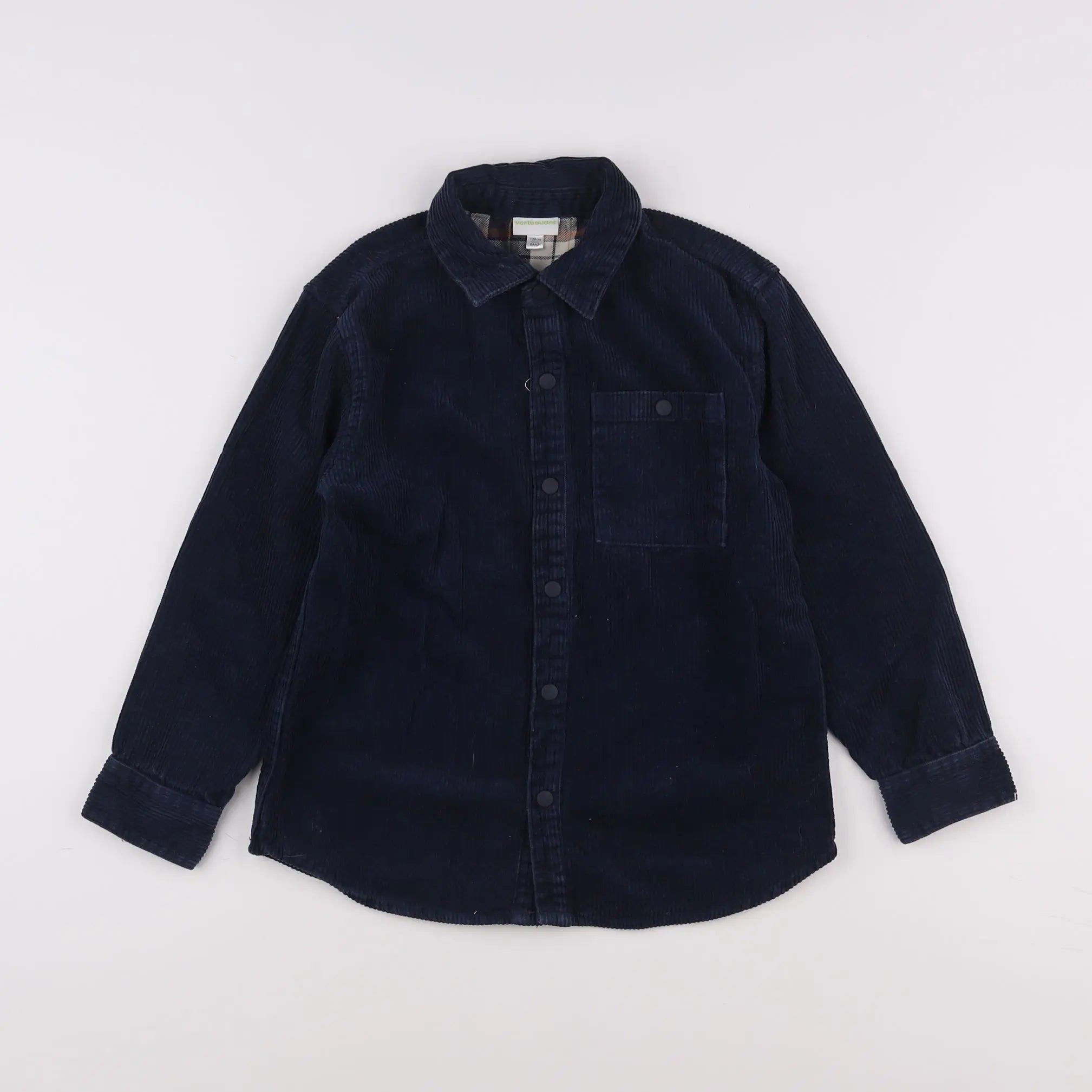 Vertbaudet - chemise bleu - 8 ans