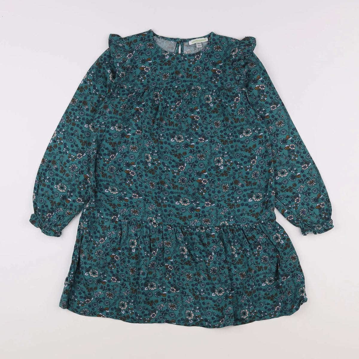 Vertbaudet - robe rose, bleu - 8 ans