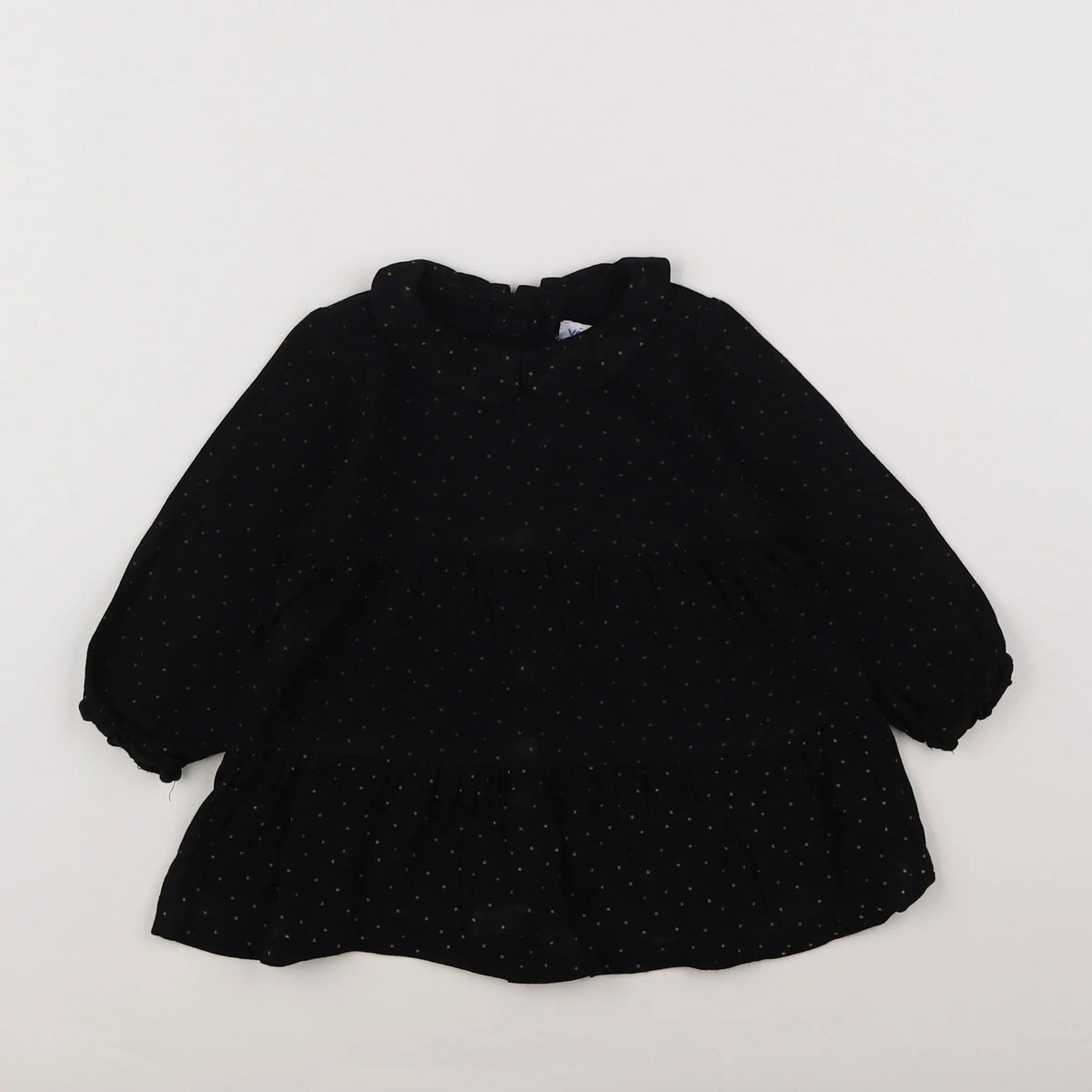 Vertbaudet - robe noir - 12 mois