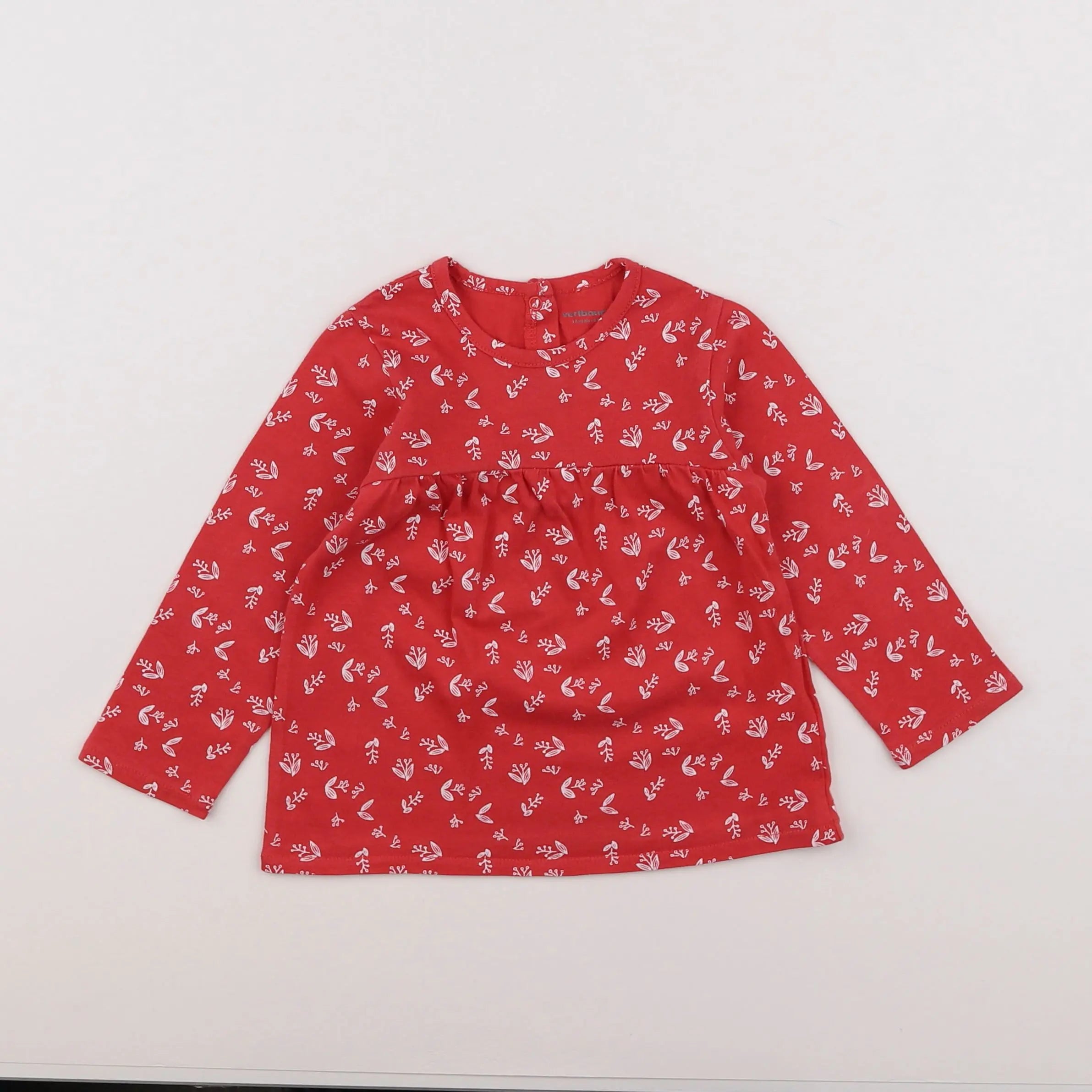 Vertbaudet - robe rouge - 18 mois
