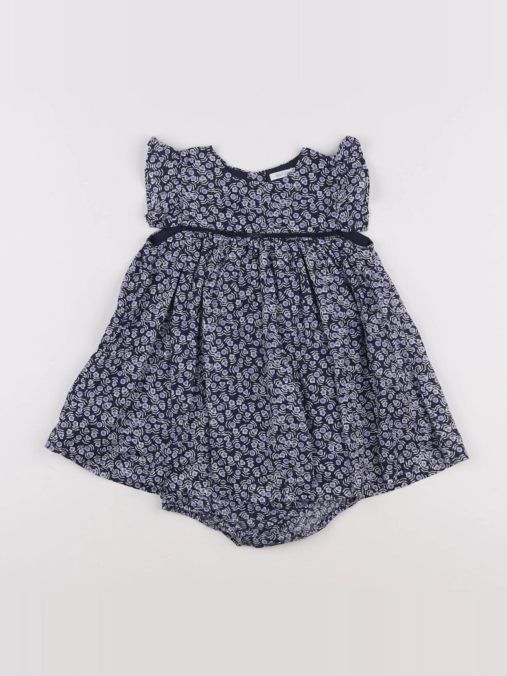 Boutchou - robe bleu - 12 mois