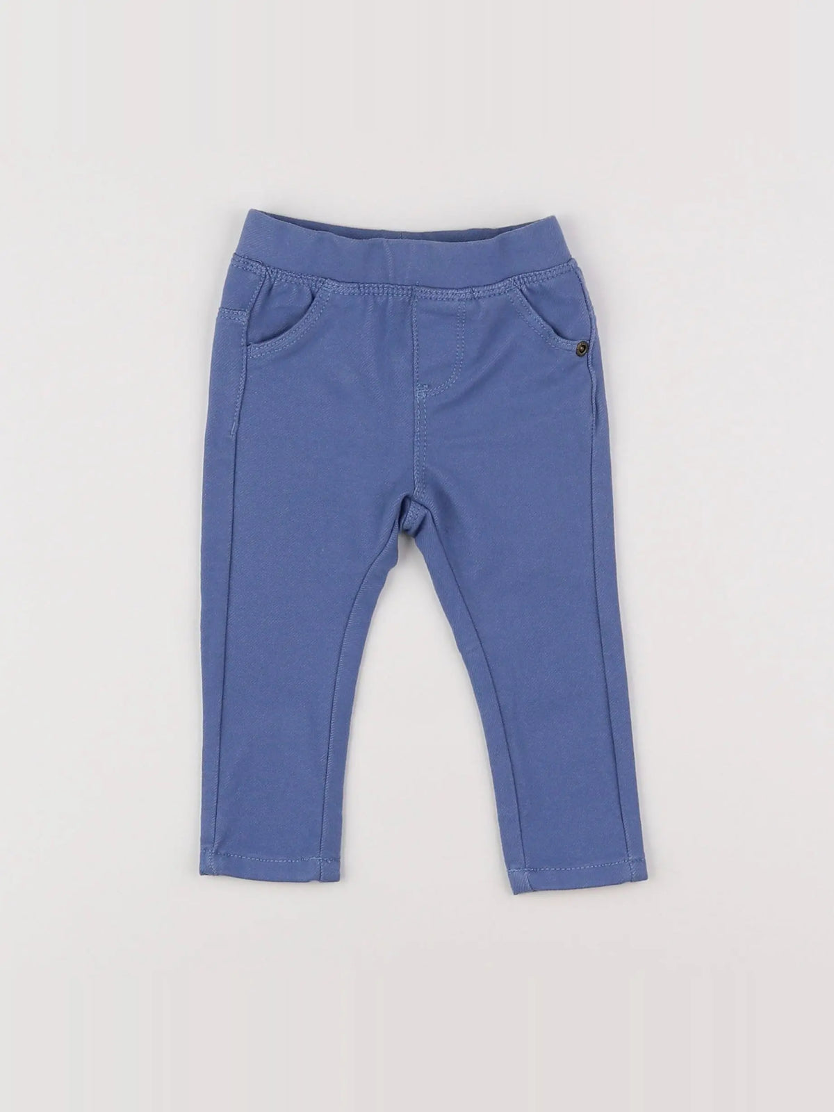 Vertbaudet - jegging bleu - 6 mois