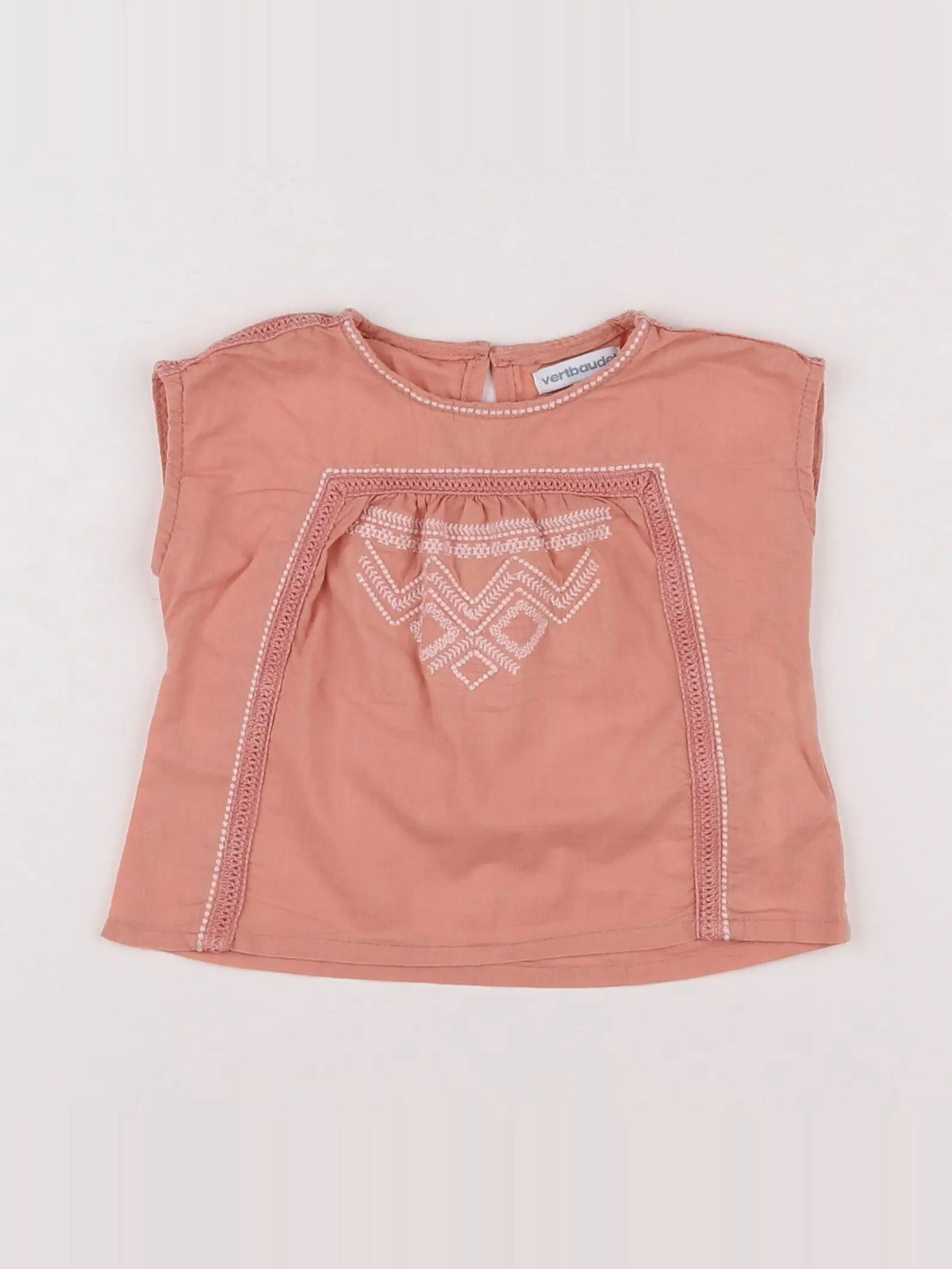Vertbaudet - blouse rose - 12 mois