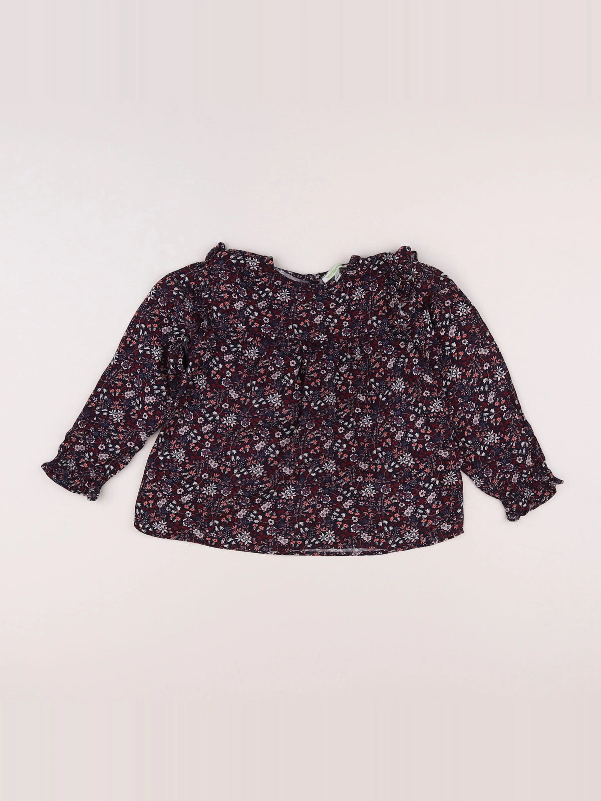Vertbaudet - blouse bleu - 6 ans