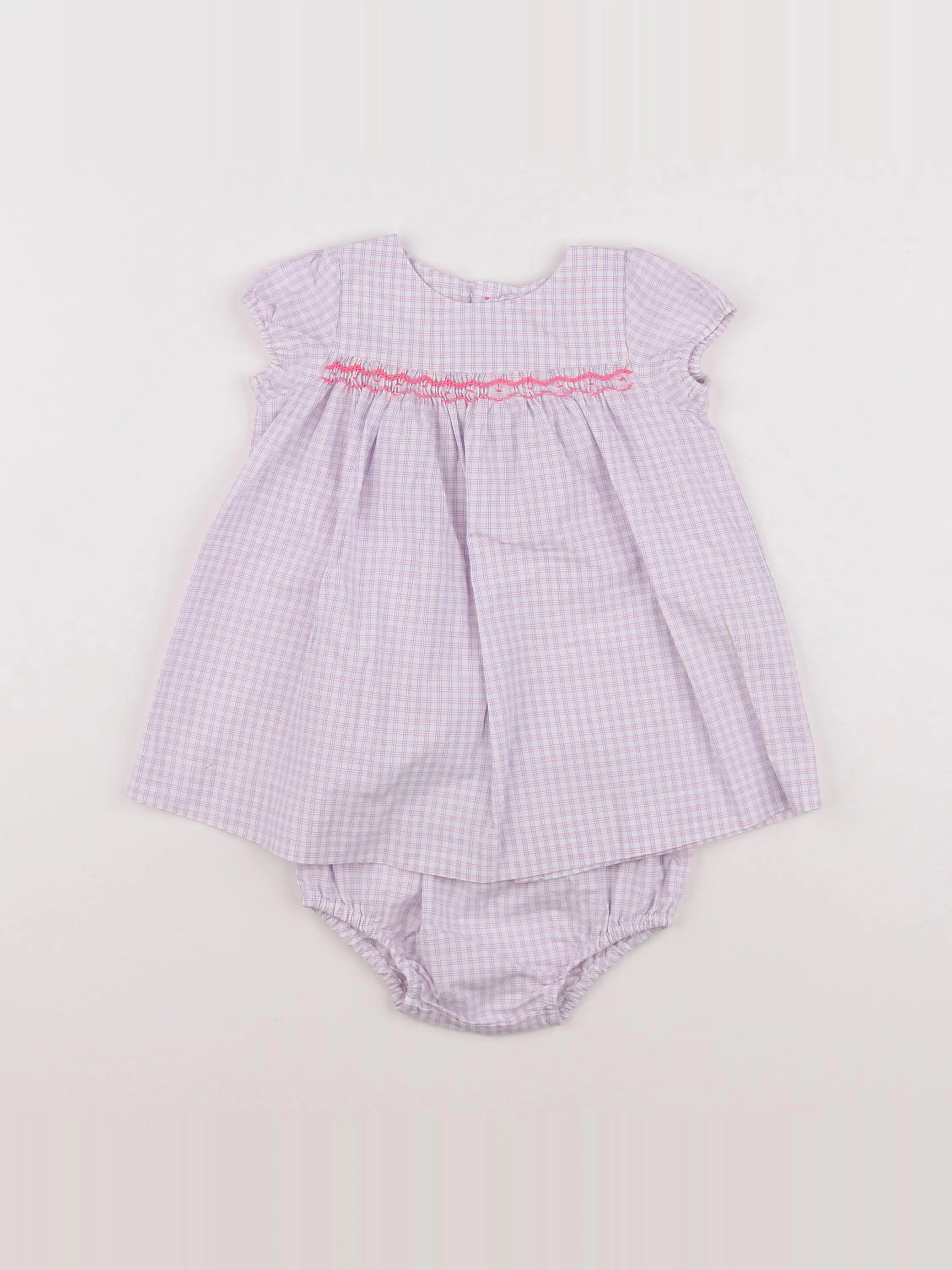 Jacadi - robe bleu, rose - 6 mois