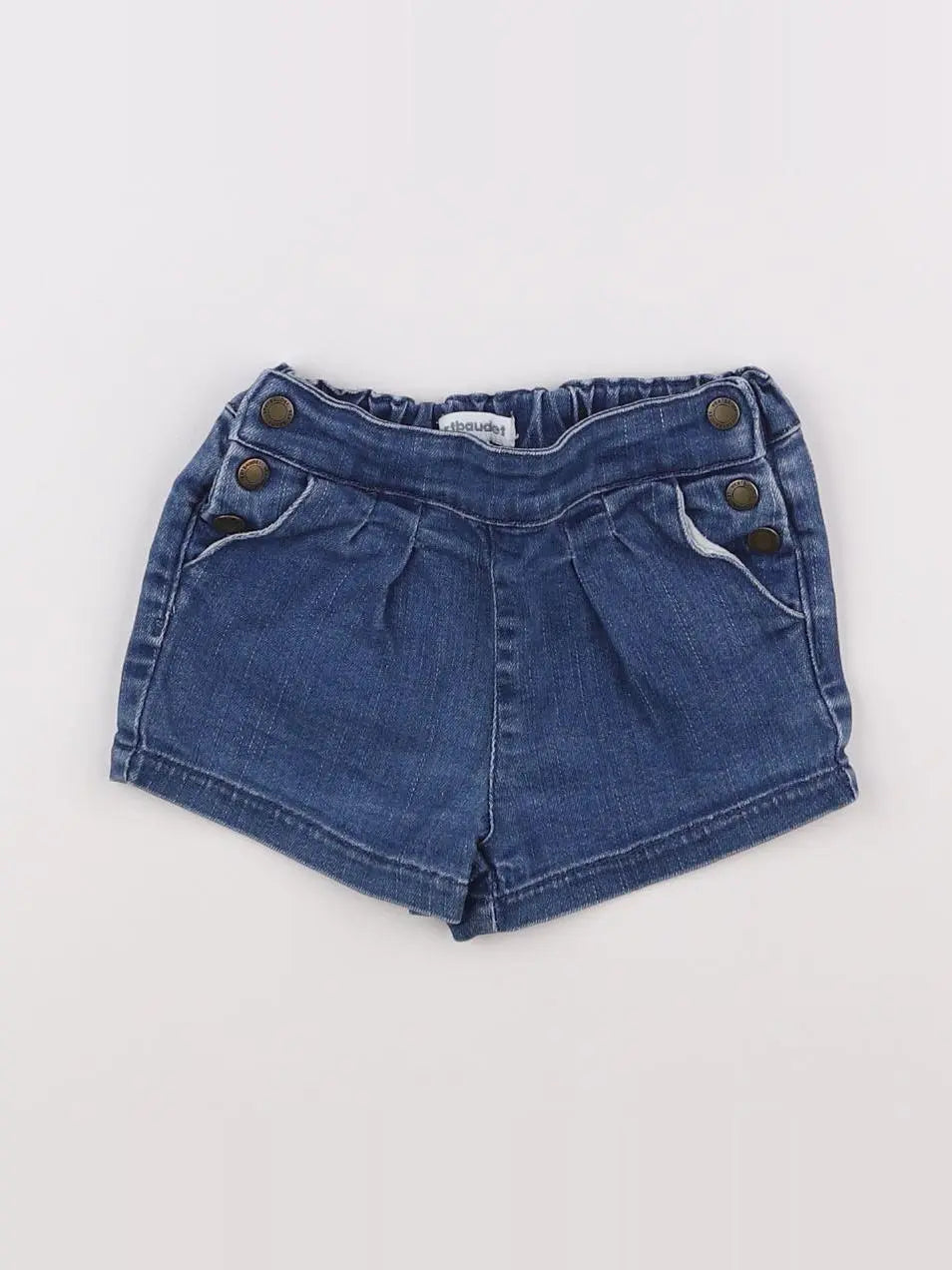 Vertbaudet - short bleu - 12 mois