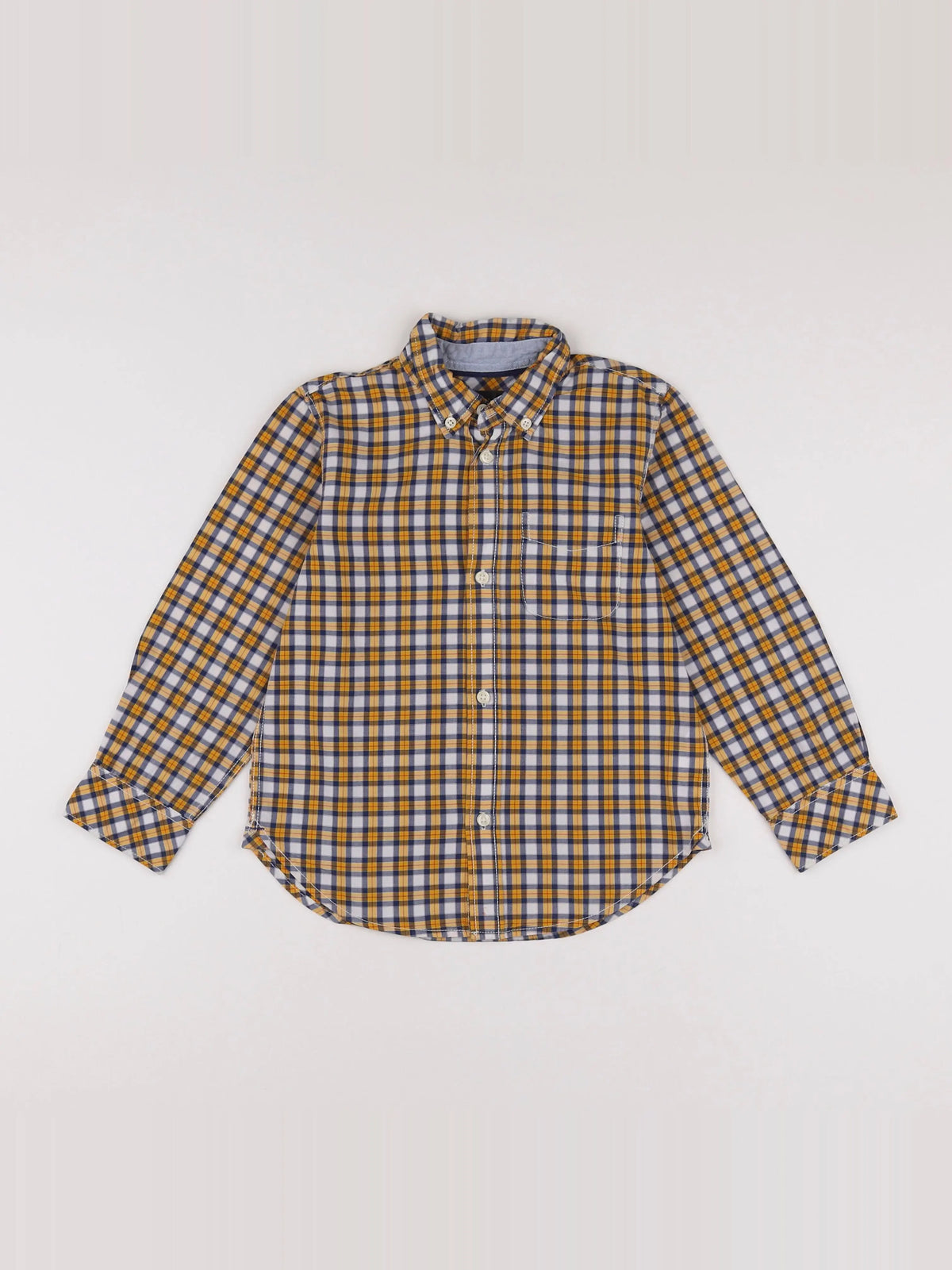 H&M - chemise jaune - 5/6 ans