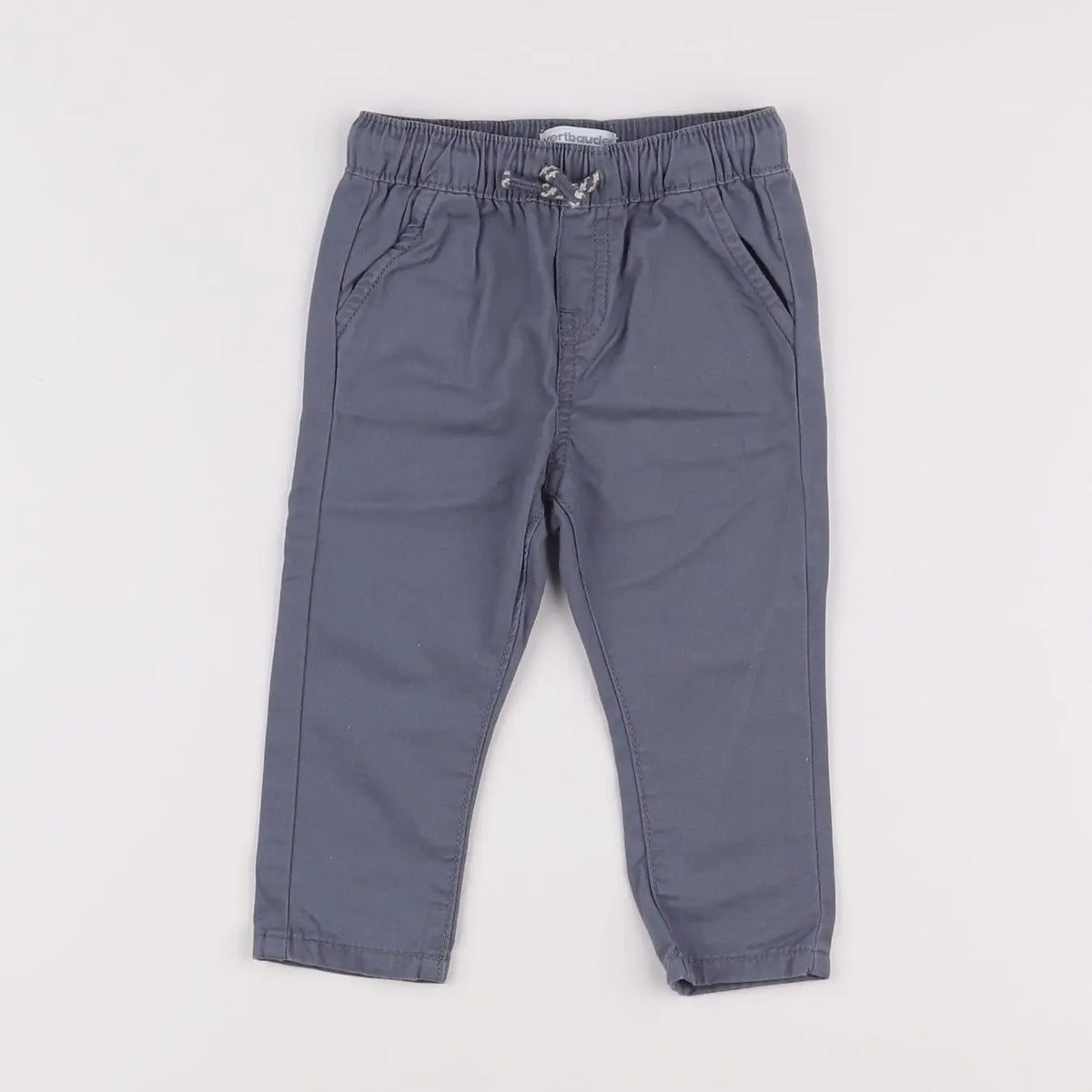 Vertbaudet - pantalon gris - 9 mois
