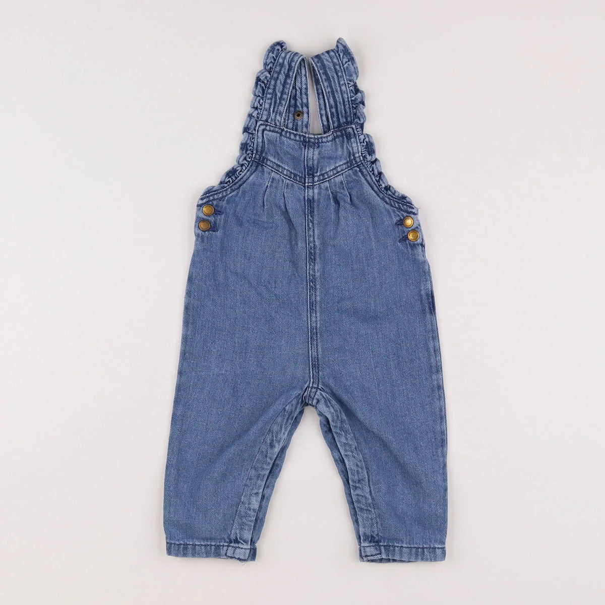 Vertbaudet - salopette bleu - 9 mois