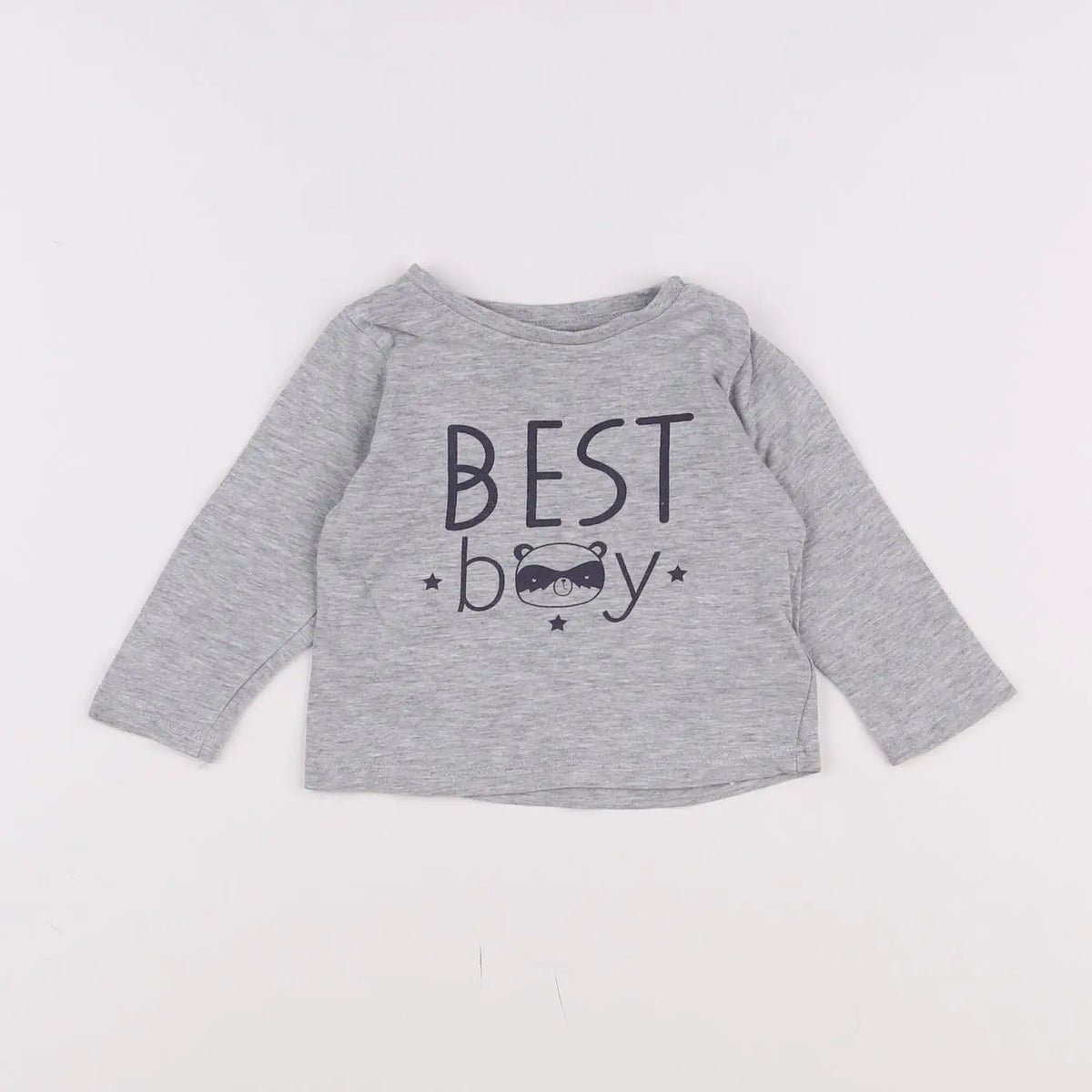 Vertbaudet - tee-shirt gris - 6 mois